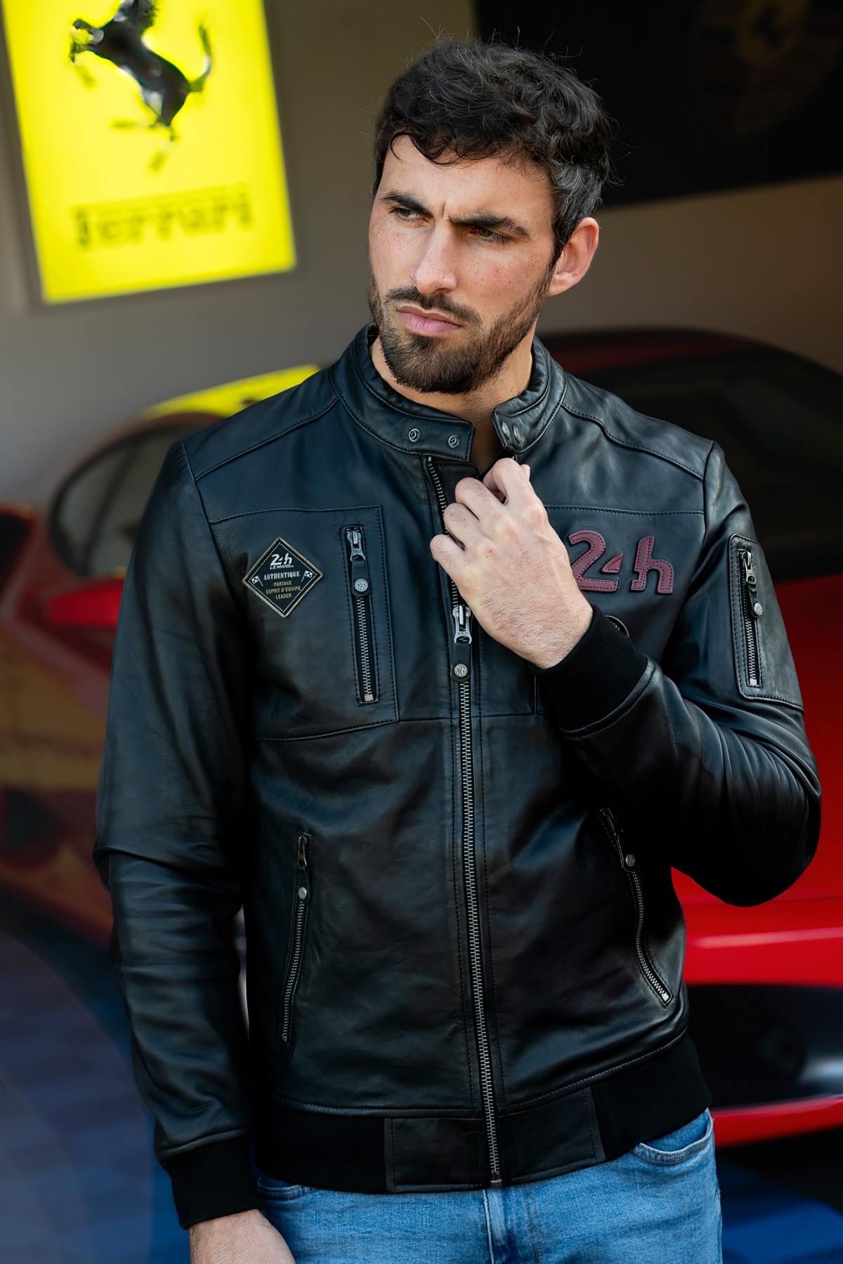 Herren Jacke 24h Le Mans TRAVIS BLACK — Ansicht 2