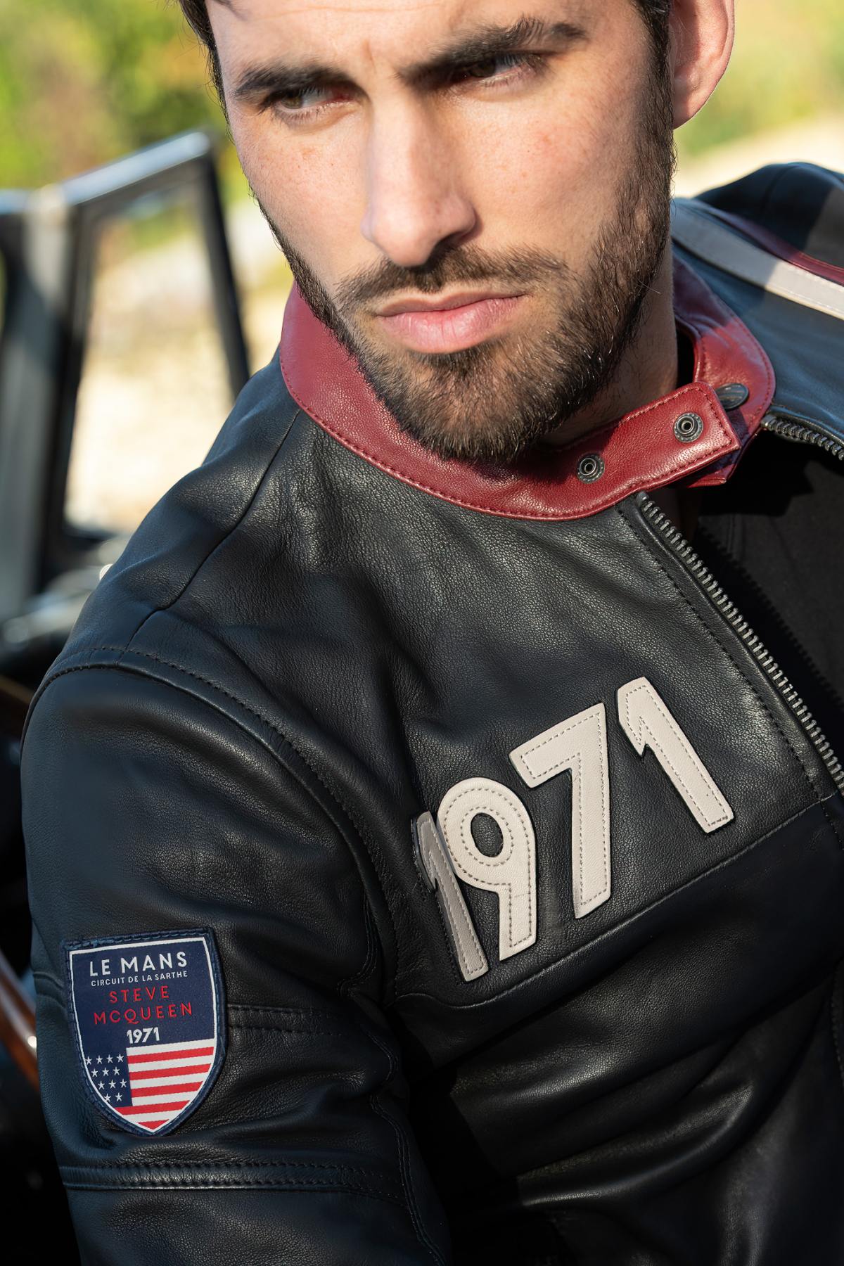 Giacche Uomo Steve Mcqueen GUS5 BLACK — vista 6