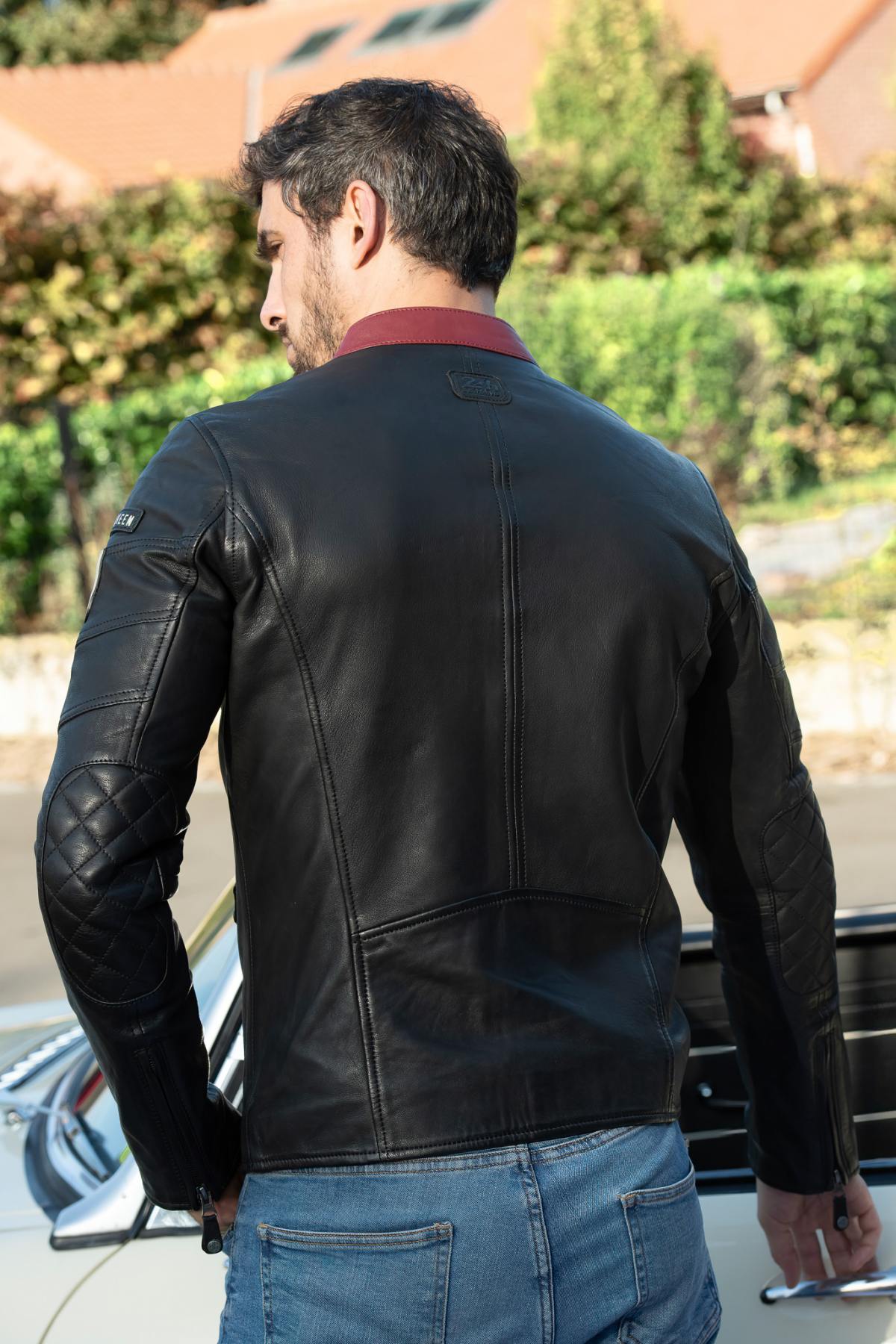 Giacche Uomo Steve Mcqueen GUS5 BLACK — vista 5