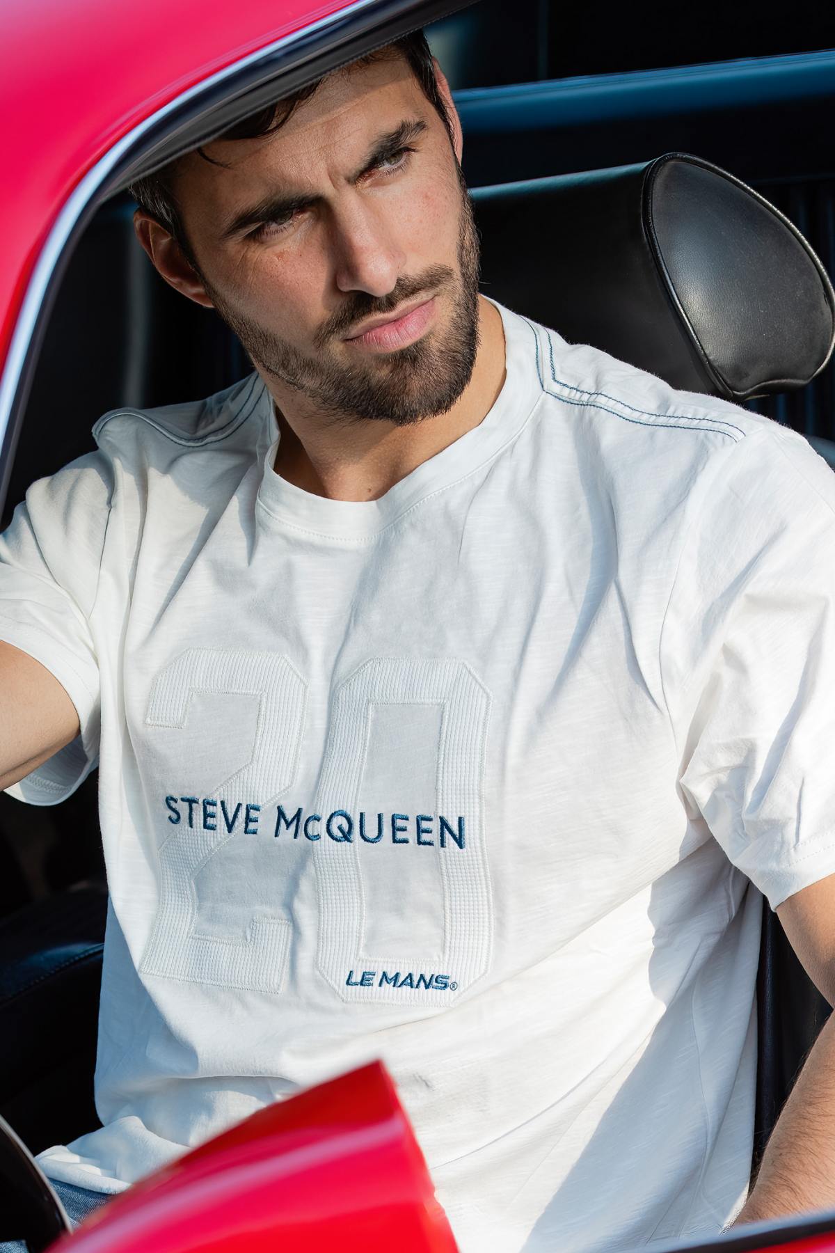 Tee Shirt Homme Steve Mcqueen SQ241TSM02-002 HEATHER ECRU — vue 4