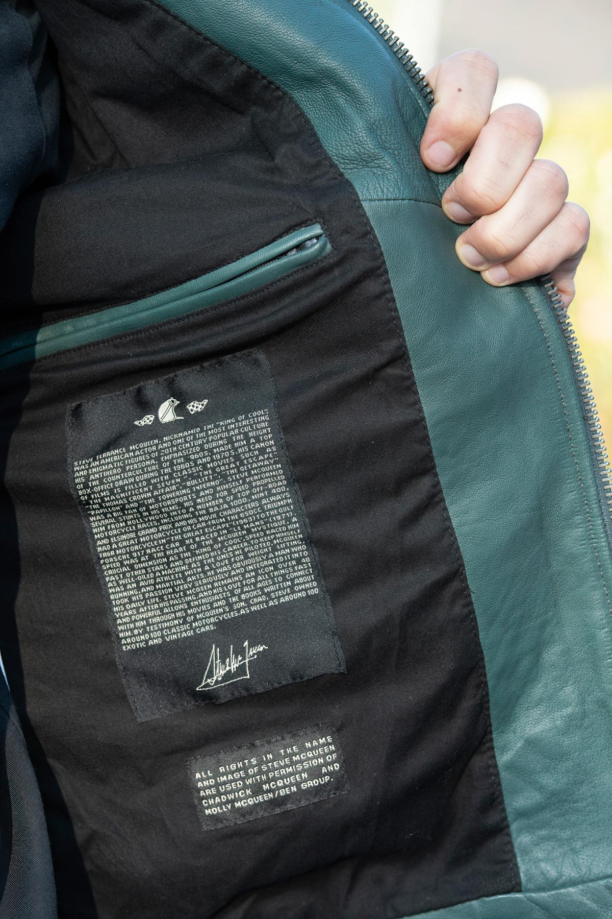 Chaqueta Hombre Steve Mcqueen CLINT PETROL — vista 8