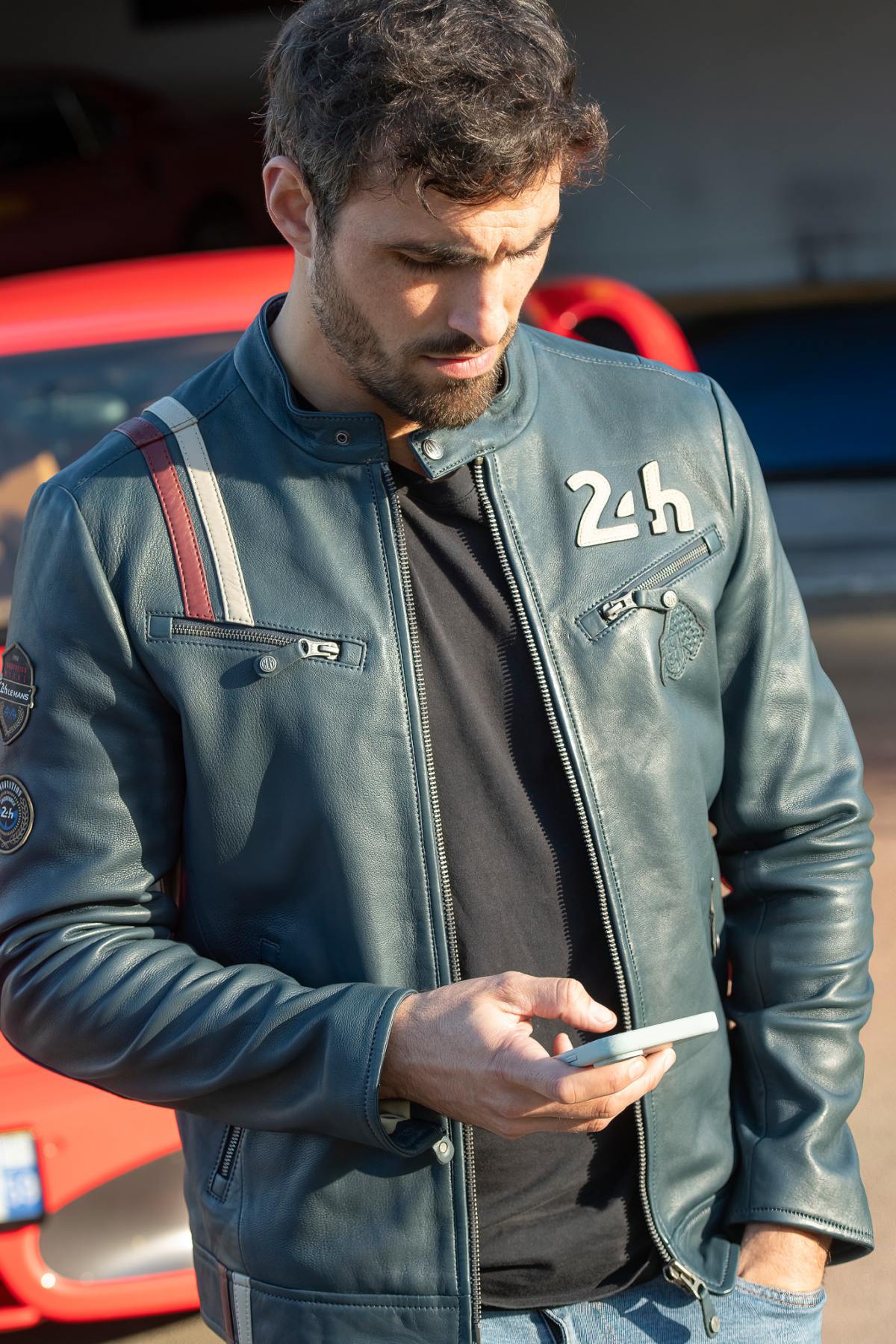 Chaqueta Hombre 24h Le Mans MARLON ROYAL BLUE — vista 2