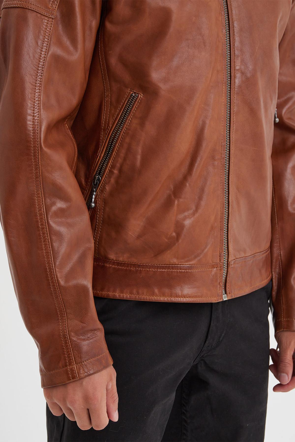 Chaqueta Hombre Daytona MICK SHEEP TIGER COGNAC — vista 6