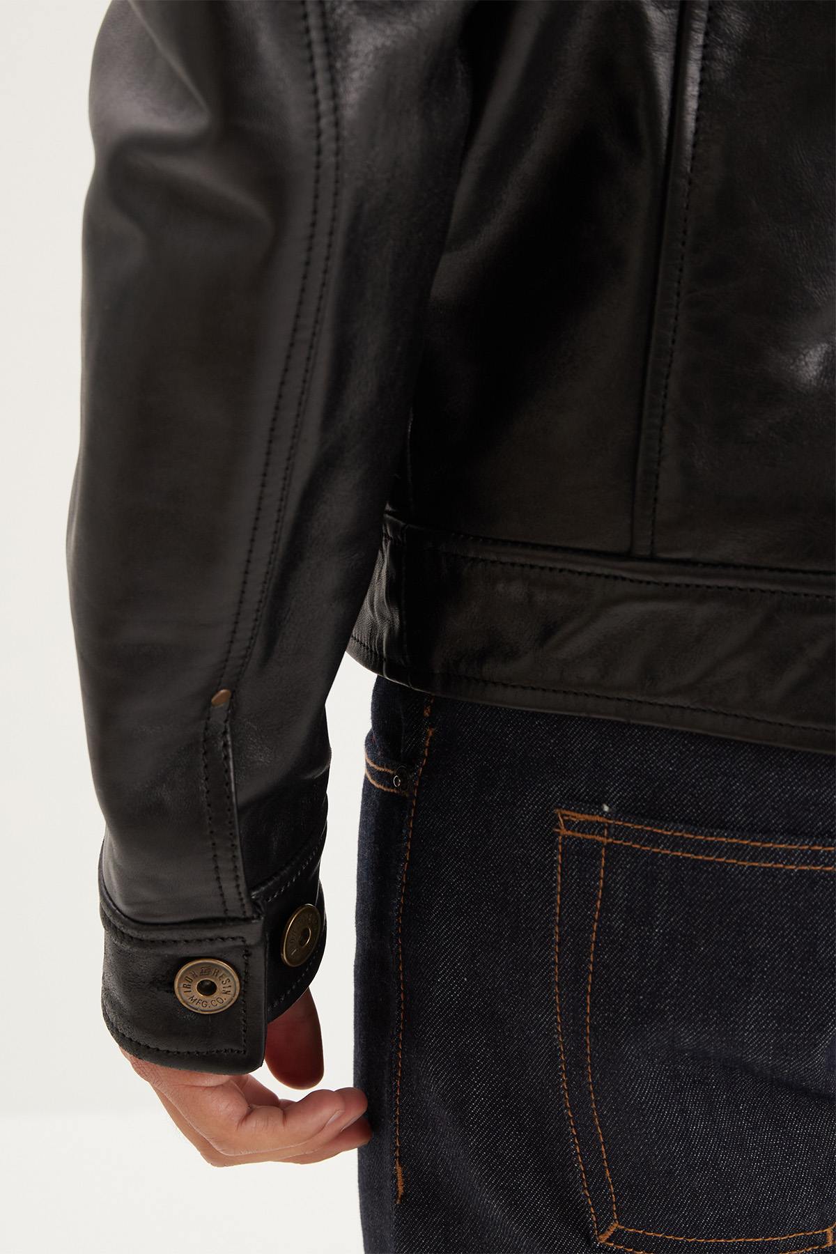 Giacche Uomo Iron & Resin RANCHO HORSE BLACK — vista 8