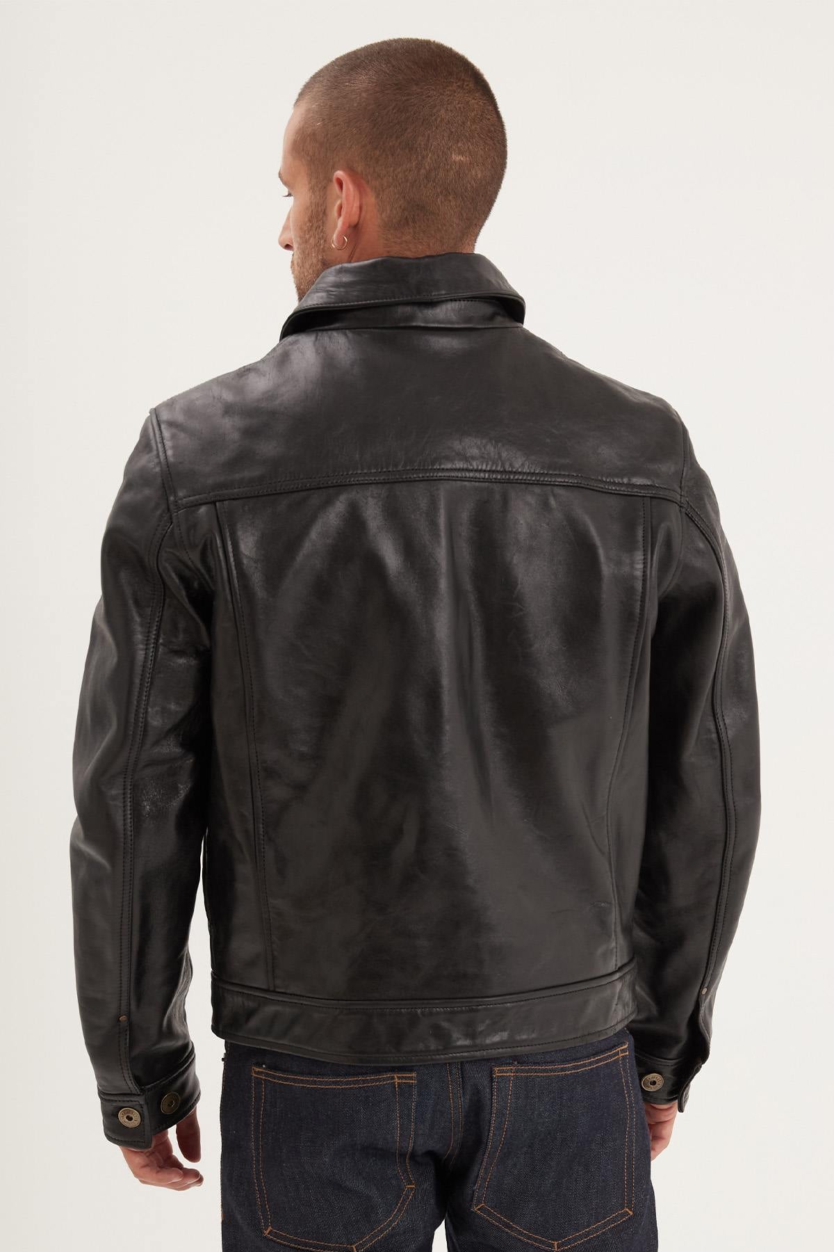Giacche Uomo Iron & Resin RANCHO HORSE BLACK — vista 6