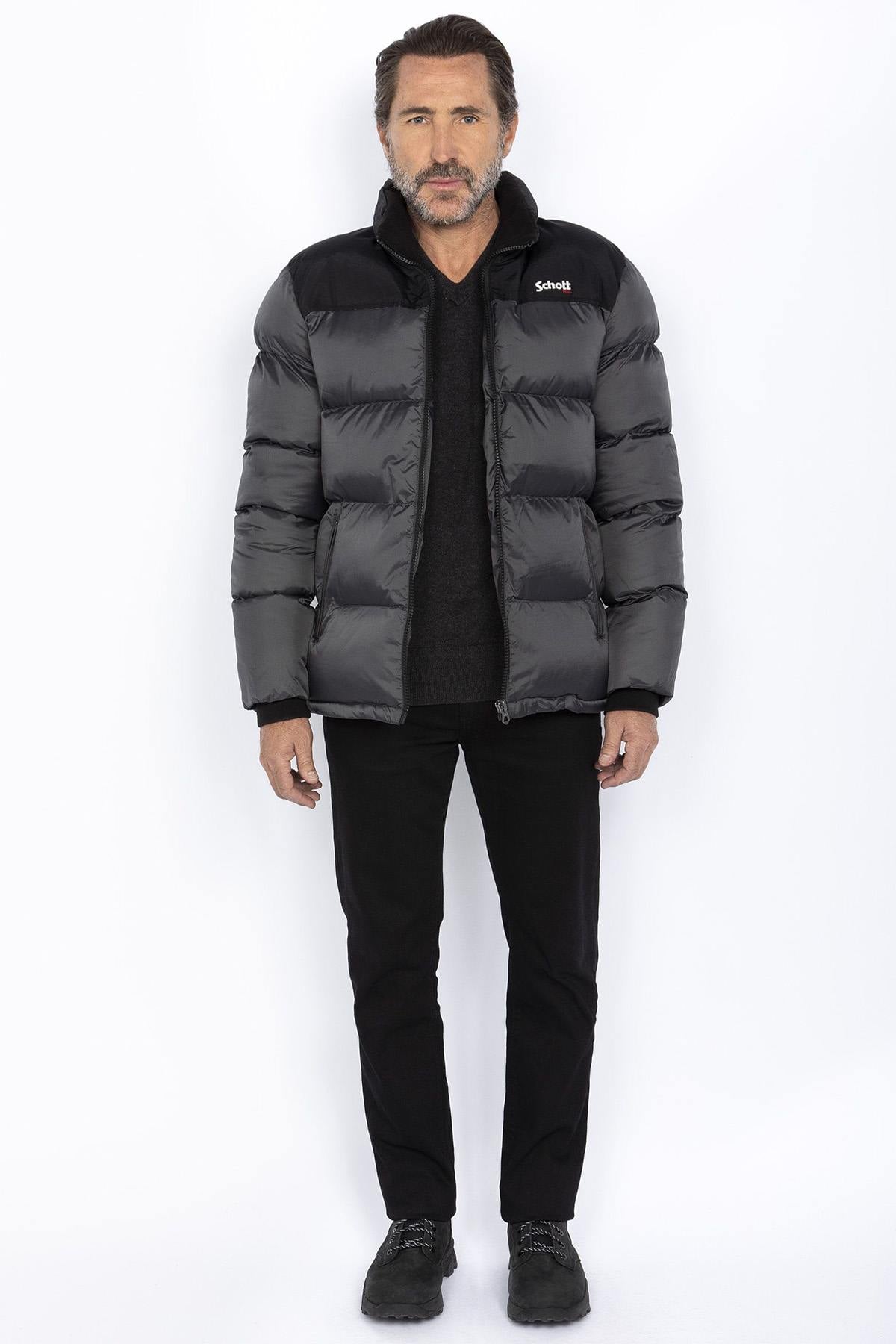 Chaqueta Hombre Schott UTAH ANTHRACITE — vista 7