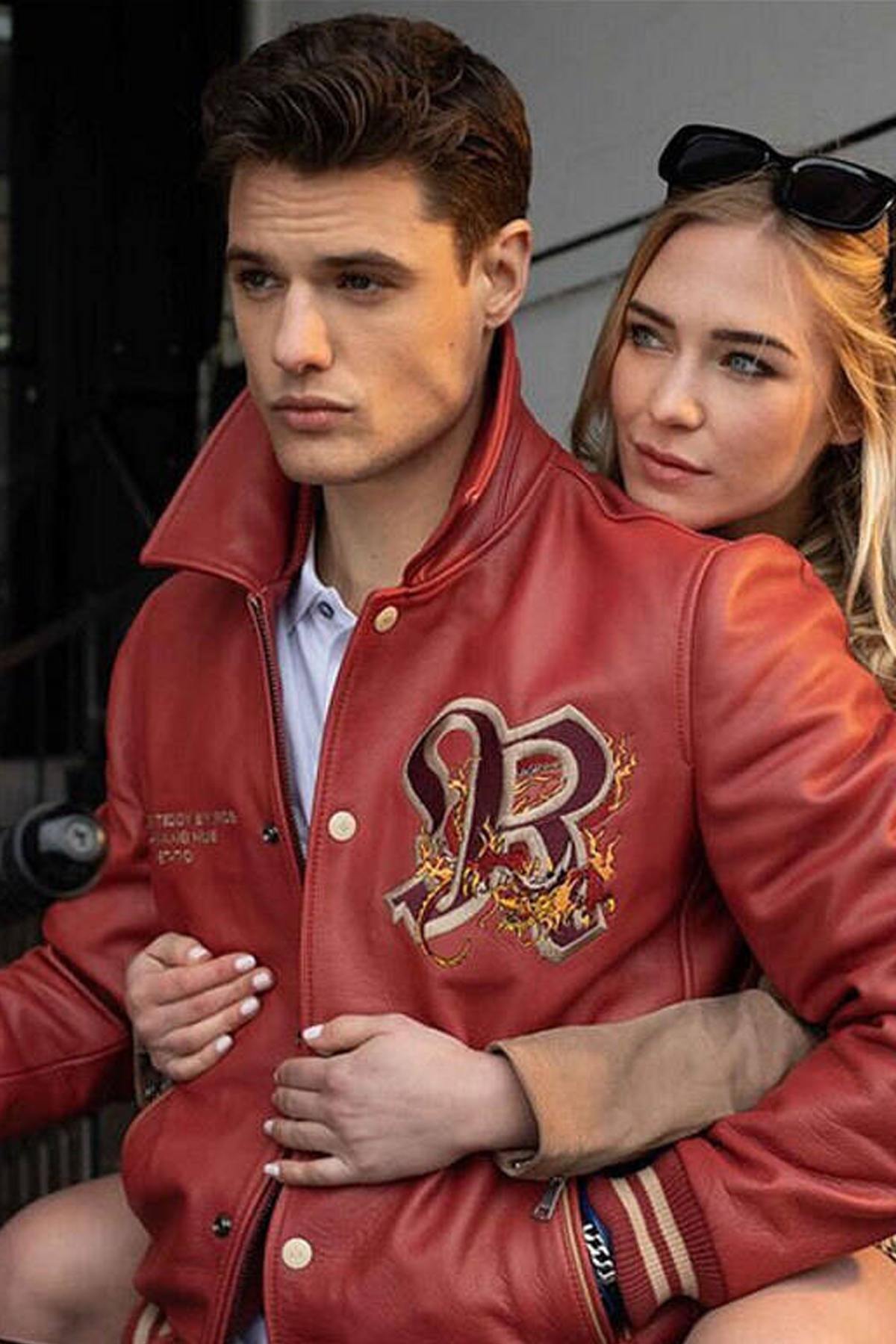 Herren Jacke Redskins DRAGON COHIBA RED — Ansicht 2