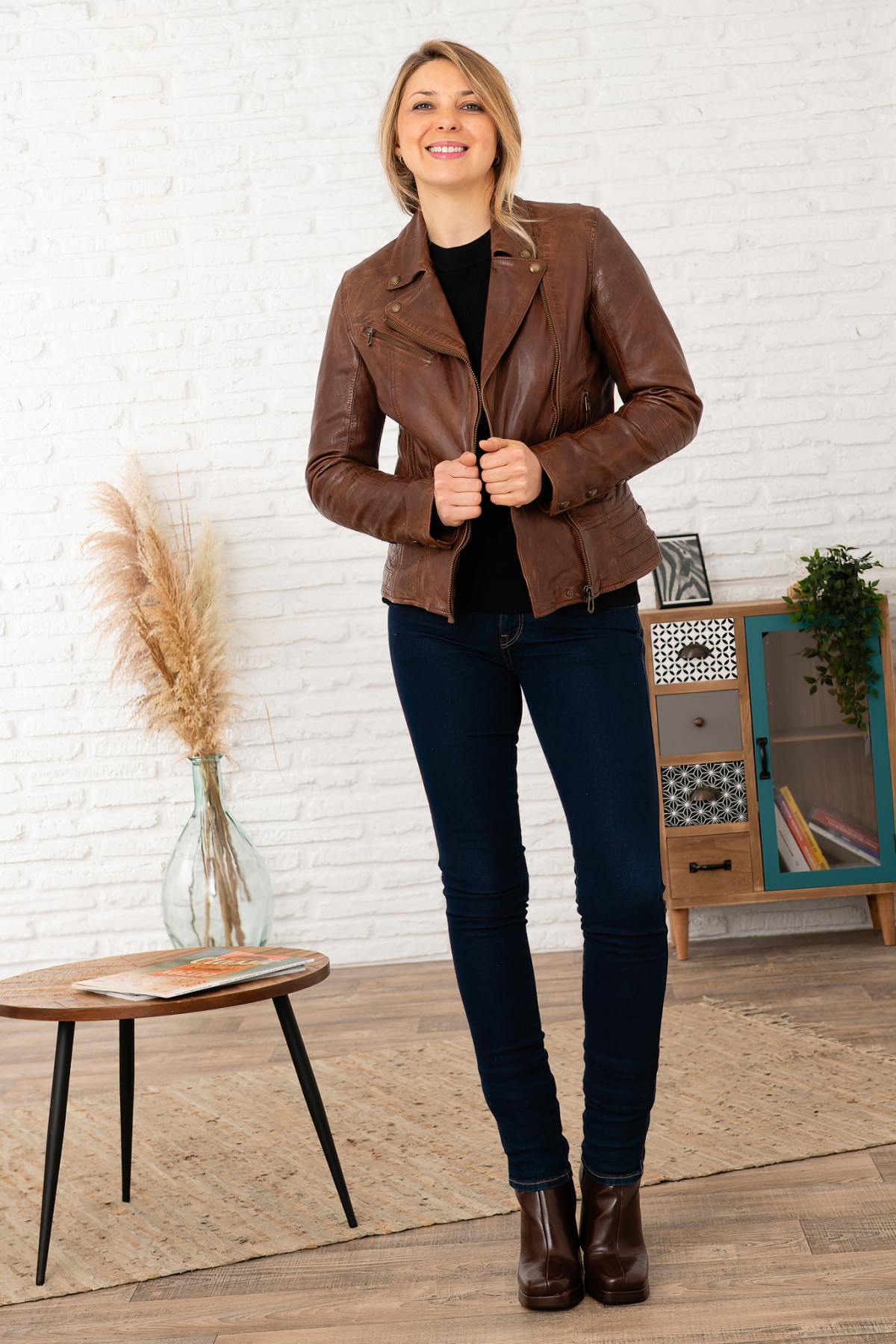 Blouson Femme Rose Garden CORANT SHEEP AOSTA BISON — vue 4
