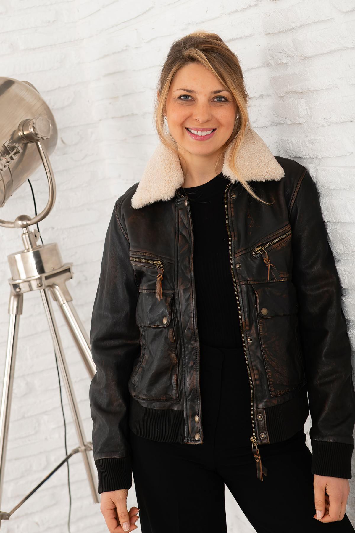 Chaqueta Mujeres Rose Garden BUTLER SHEEP DUTCH BLACK — vista 1