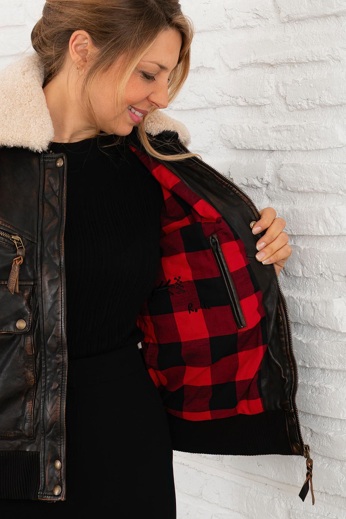 Chaqueta Mujeres Rose Garden BUTLER SHEEP DUTCH BLACK — vista 5