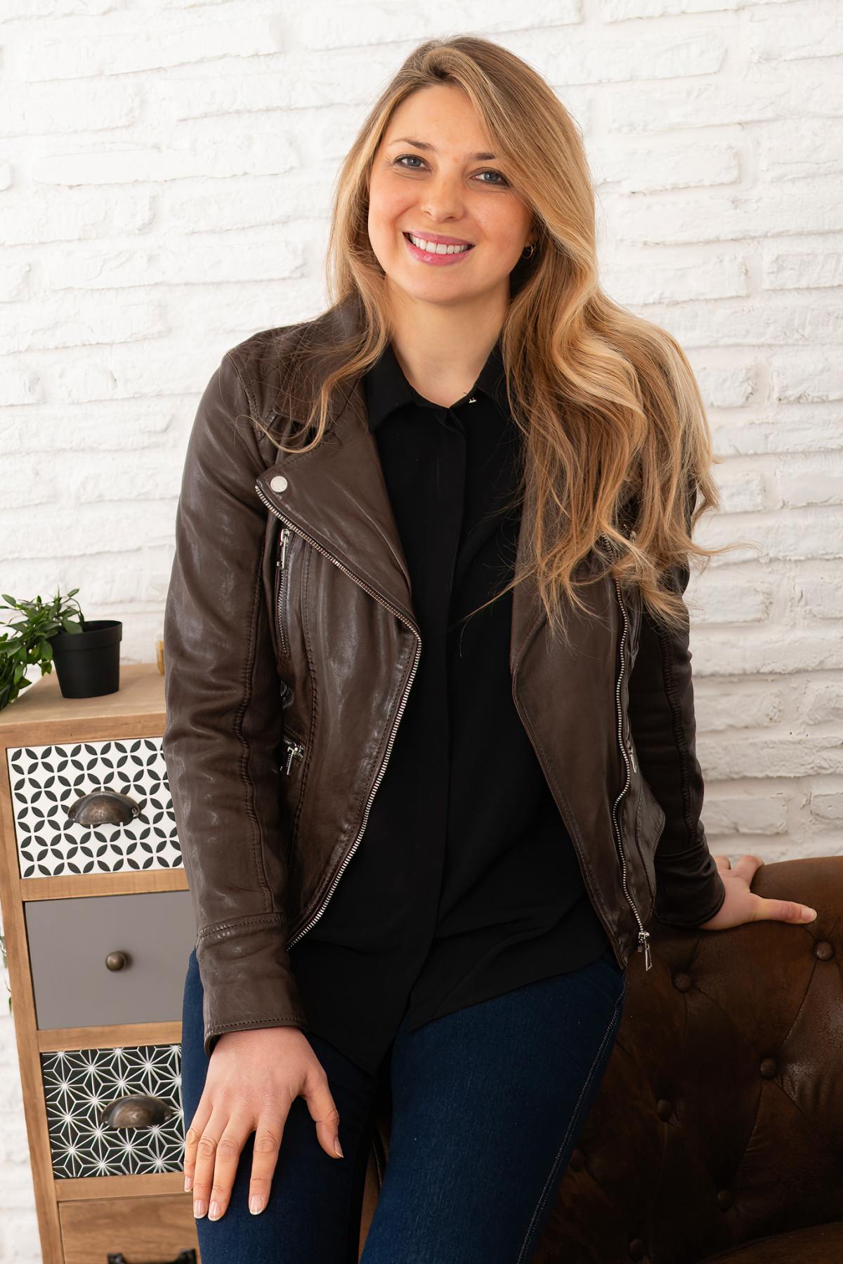 Blouson Femme Oakwood CAMERA CHOCO 505 — vue 1