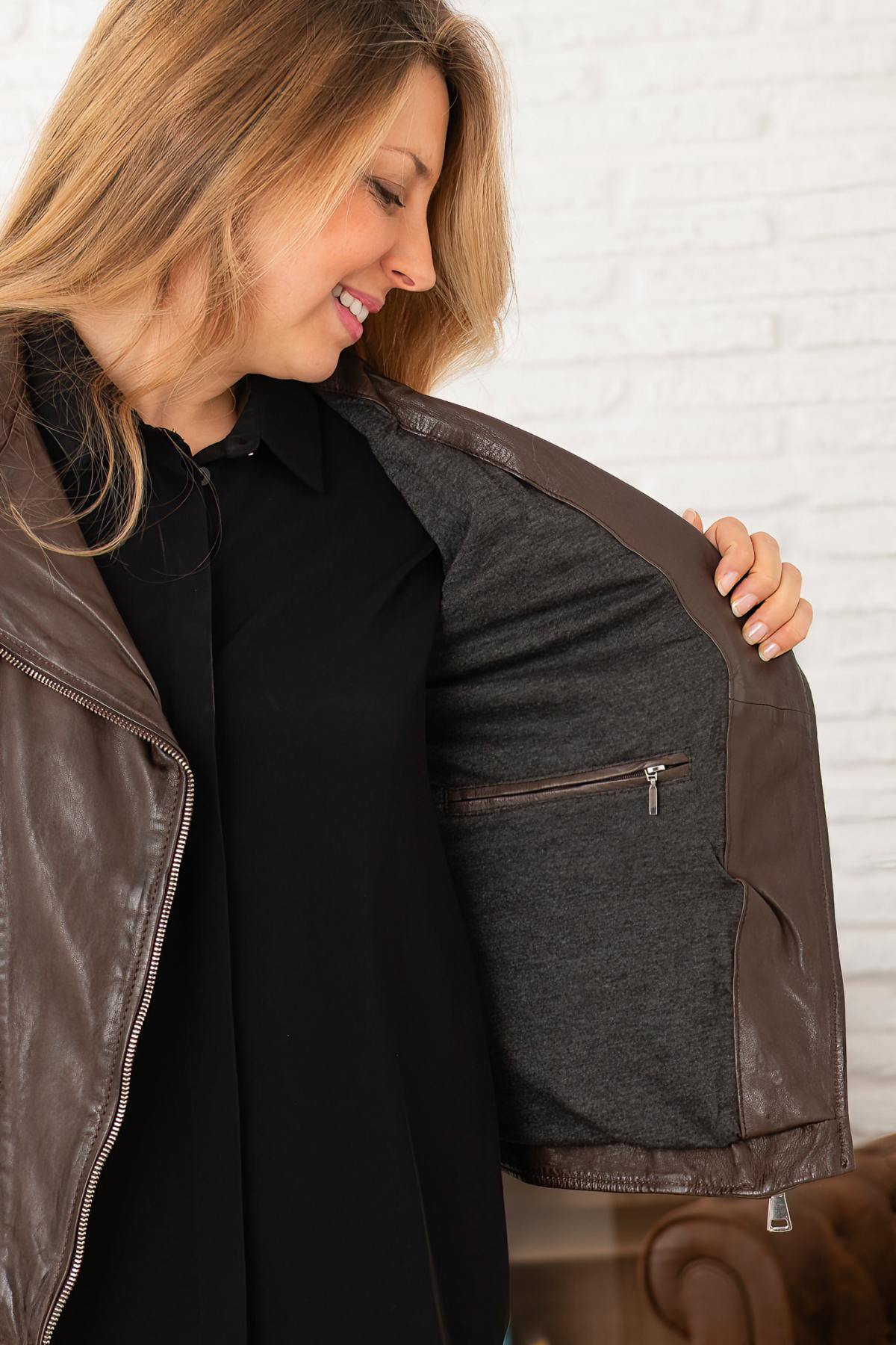 Blouson Femme Oakwood CAMERA CHOCO 505 — vue 5