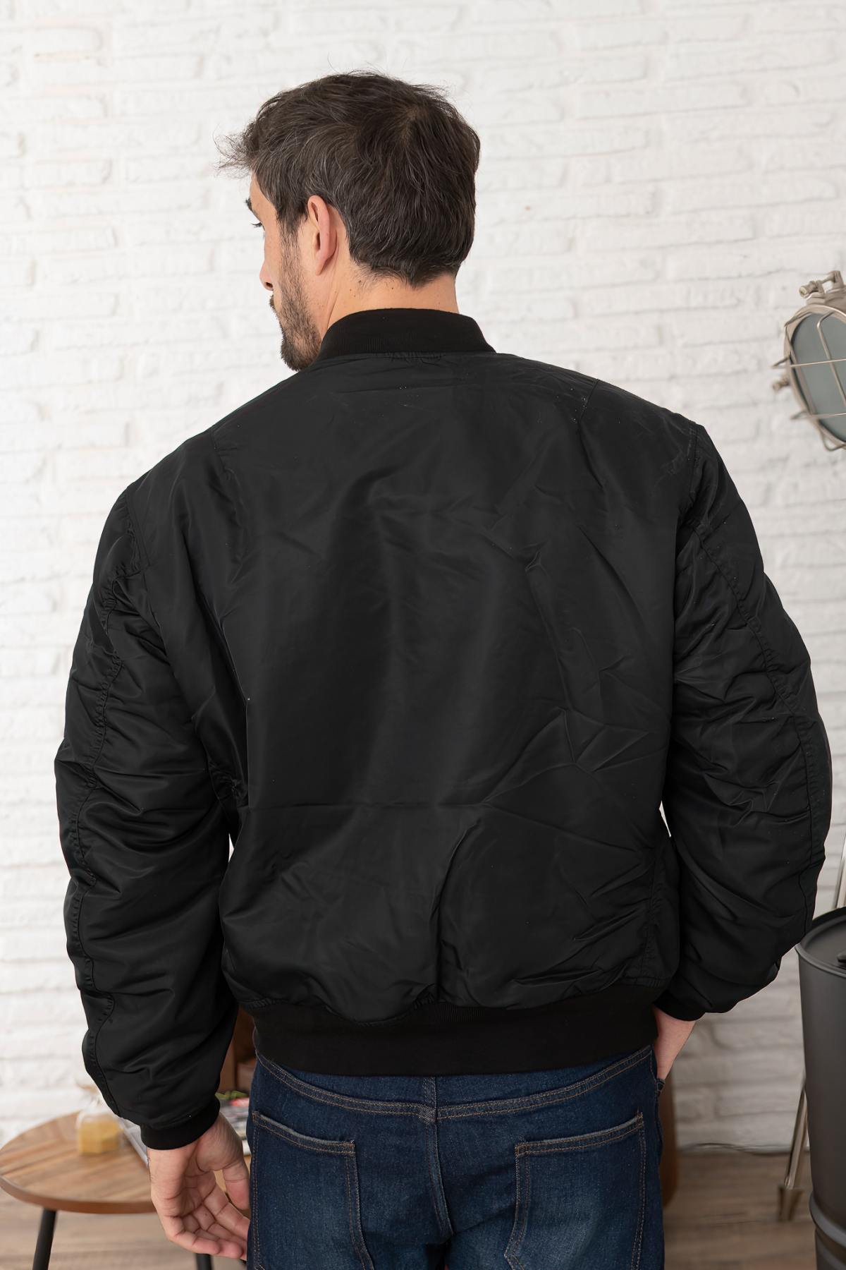 Chaqueta Hombre Schott MACAMPSRS BLACK — vista 3