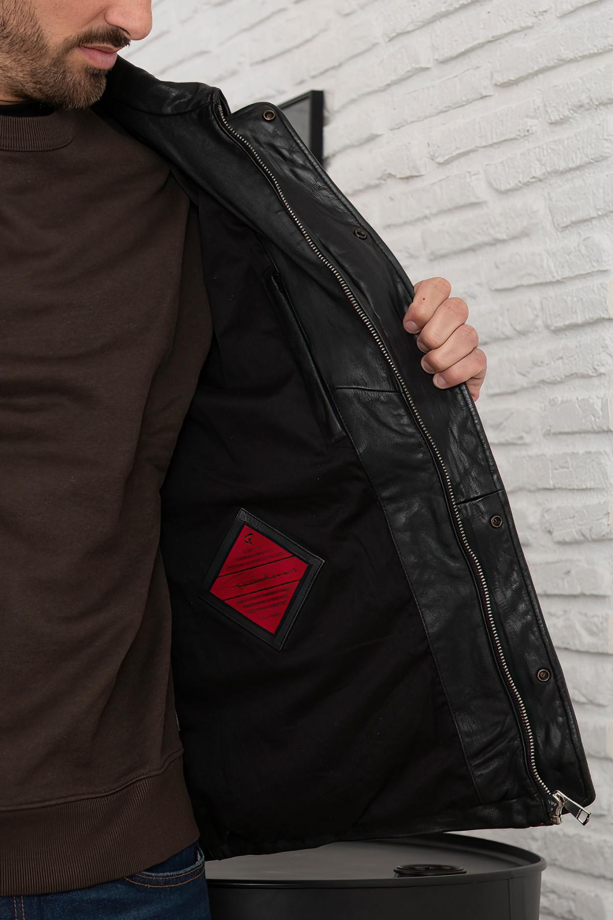 Giacche Uomo Redskins WHISKY ROADSTER BLACK — vista 6