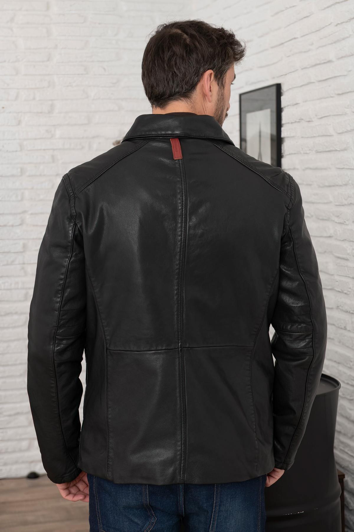 Giacche Uomo Redskins WHISKY ROADSTER BLACK — vista 4
