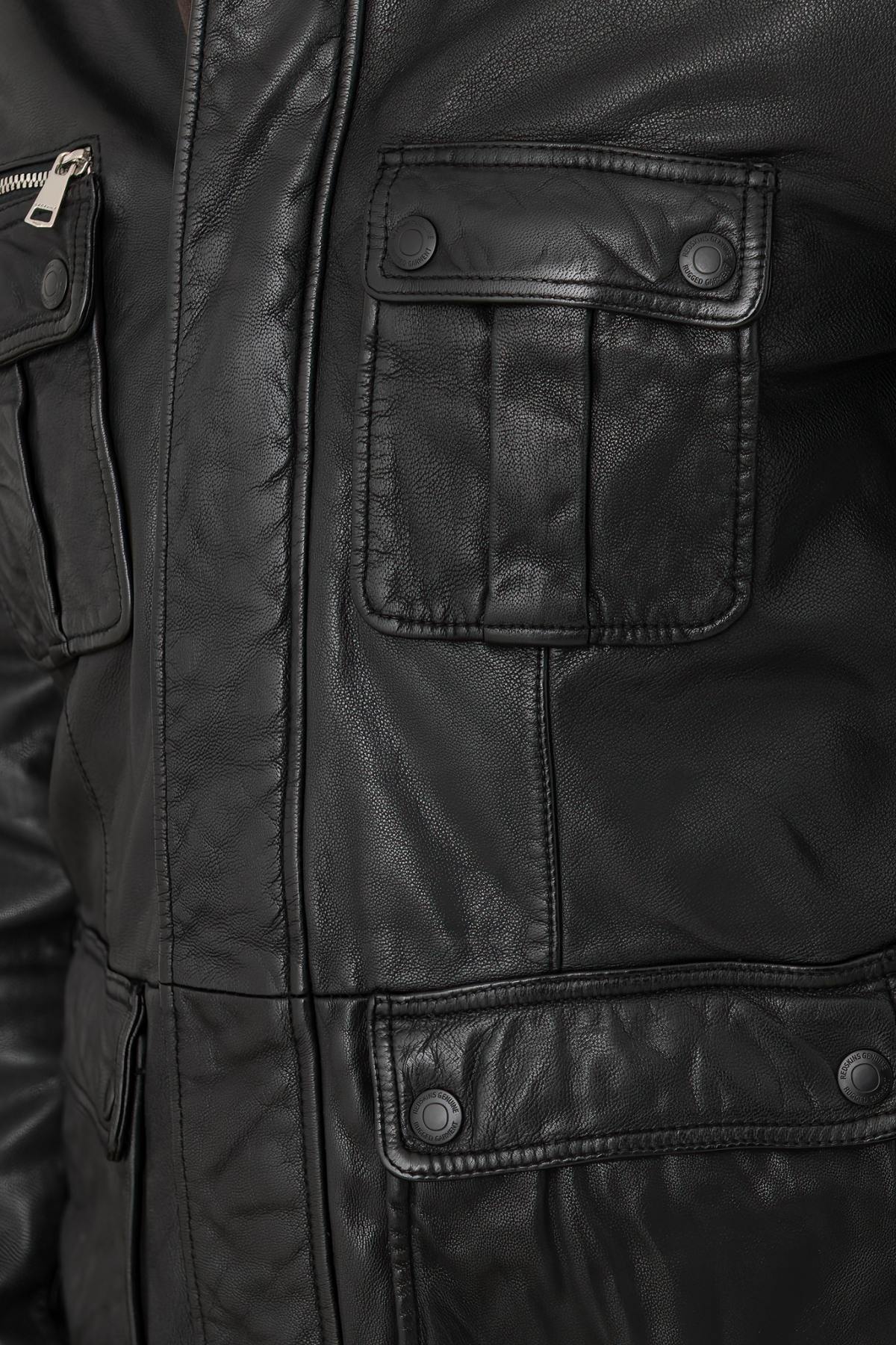 Giacche Uomo Redskins WHISKY ROADSTER BLACK — vista 3