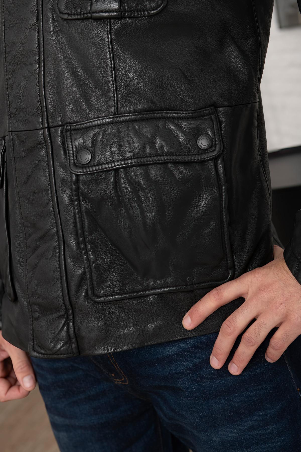 Giacche Uomo Redskins WHISKY ROADSTER BLACK — vista 5