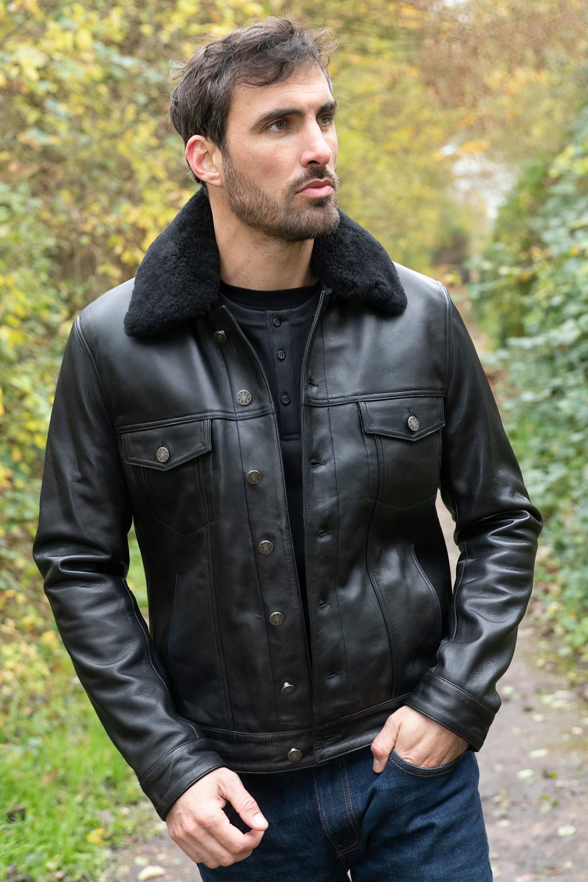 Giacche Uomo Serge Pariente ELIAS BLACK — vista 1