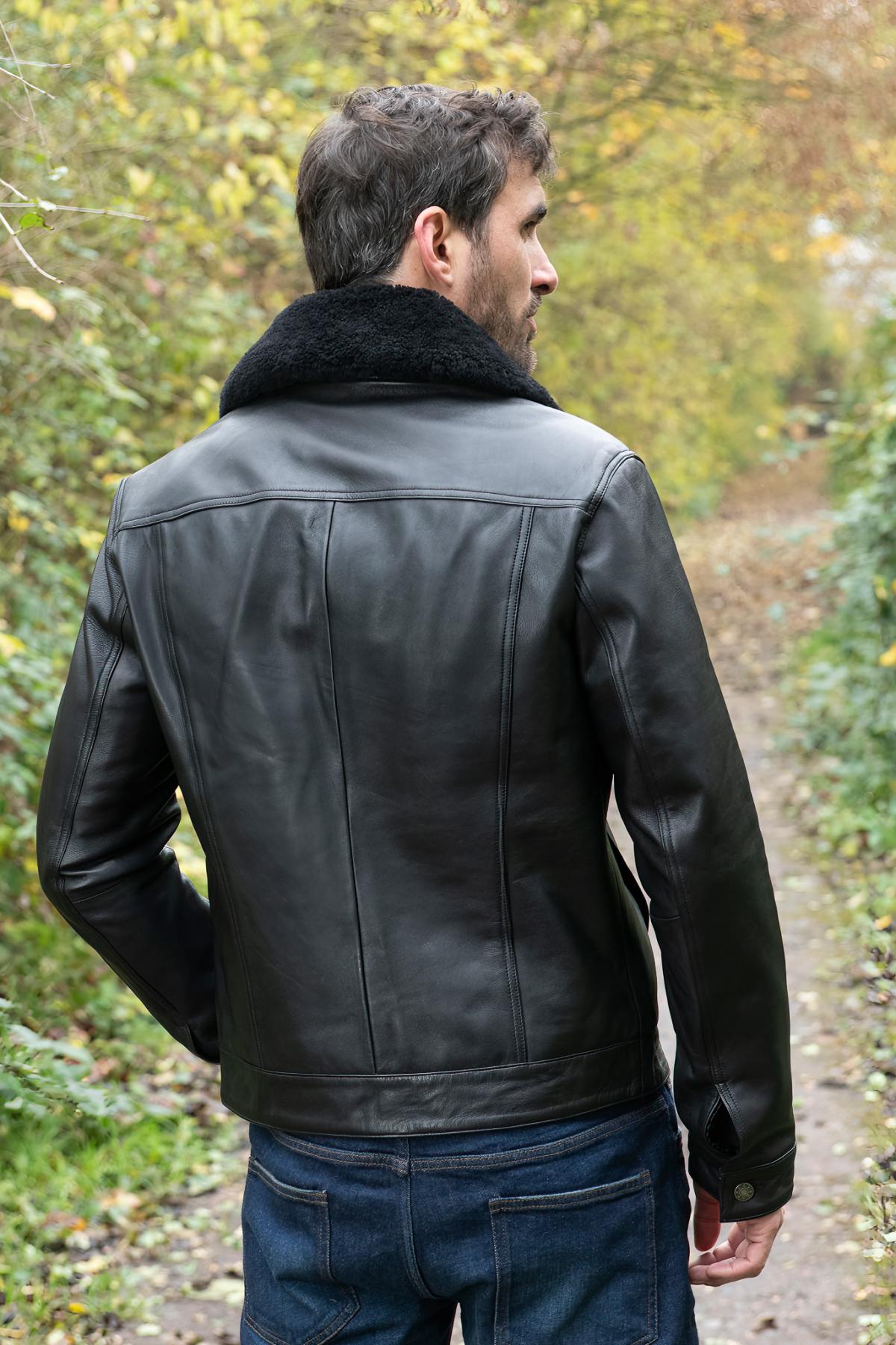 Giacche Uomo Serge Pariente ELIAS BLACK — vista 3