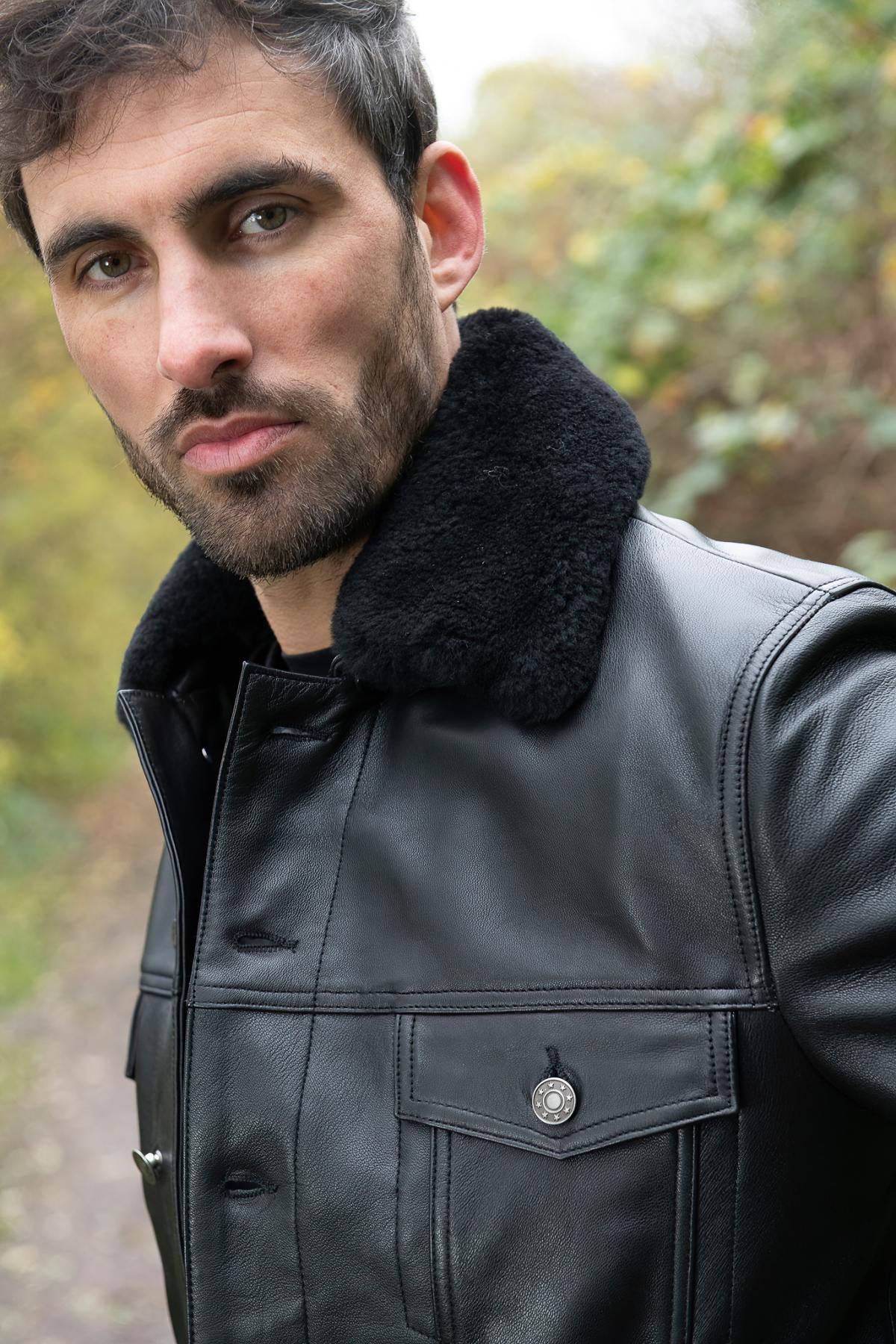 Giacche Uomo Serge Pariente ELIAS BLACK — vista 2