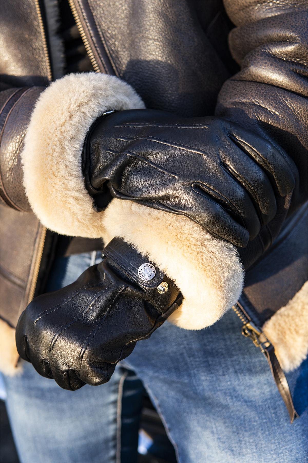Herren Handschuhe Glove Story 22090TR 100/NOIR — Ansicht 1