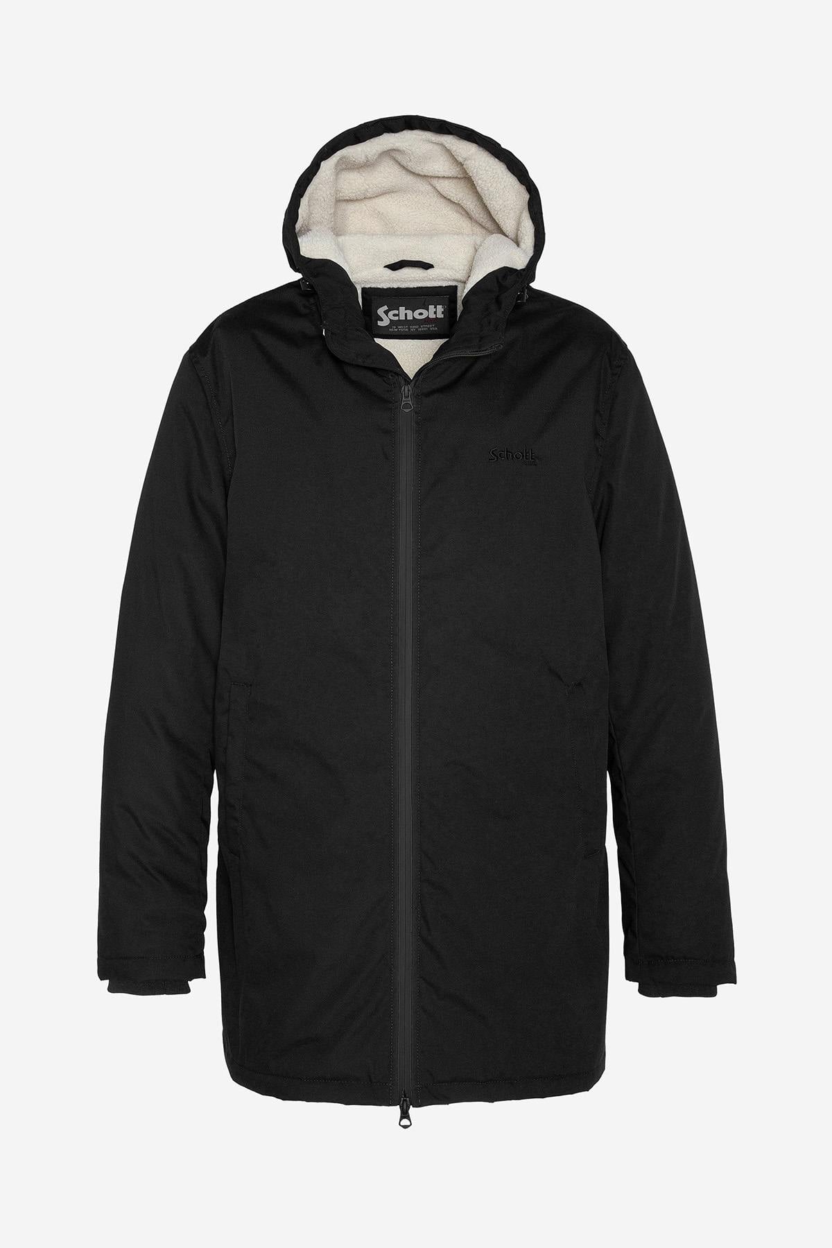 Herren Mantel Schott BLUSTER BLACK/BLACK — Ansicht 1