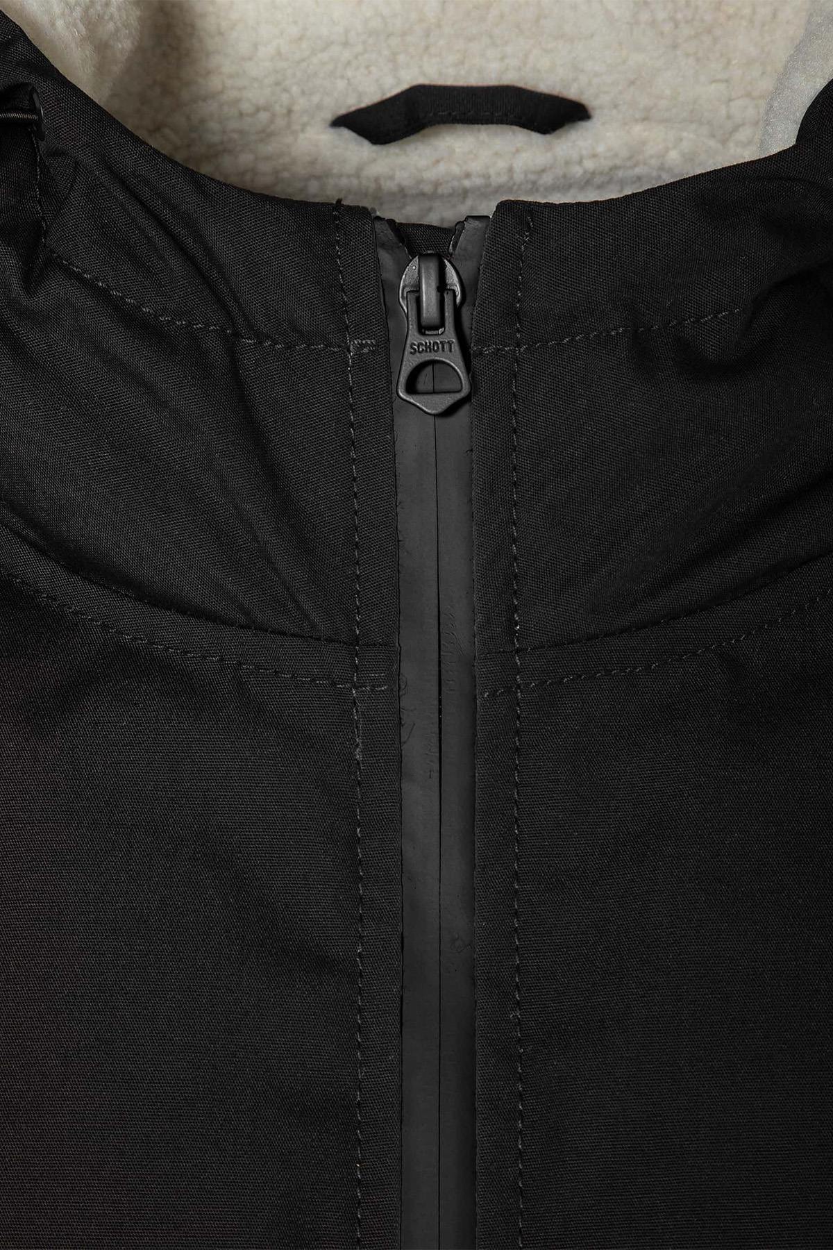 Herren Mantel Schott BLUSTER BLACK/BLACK — Ansicht 3