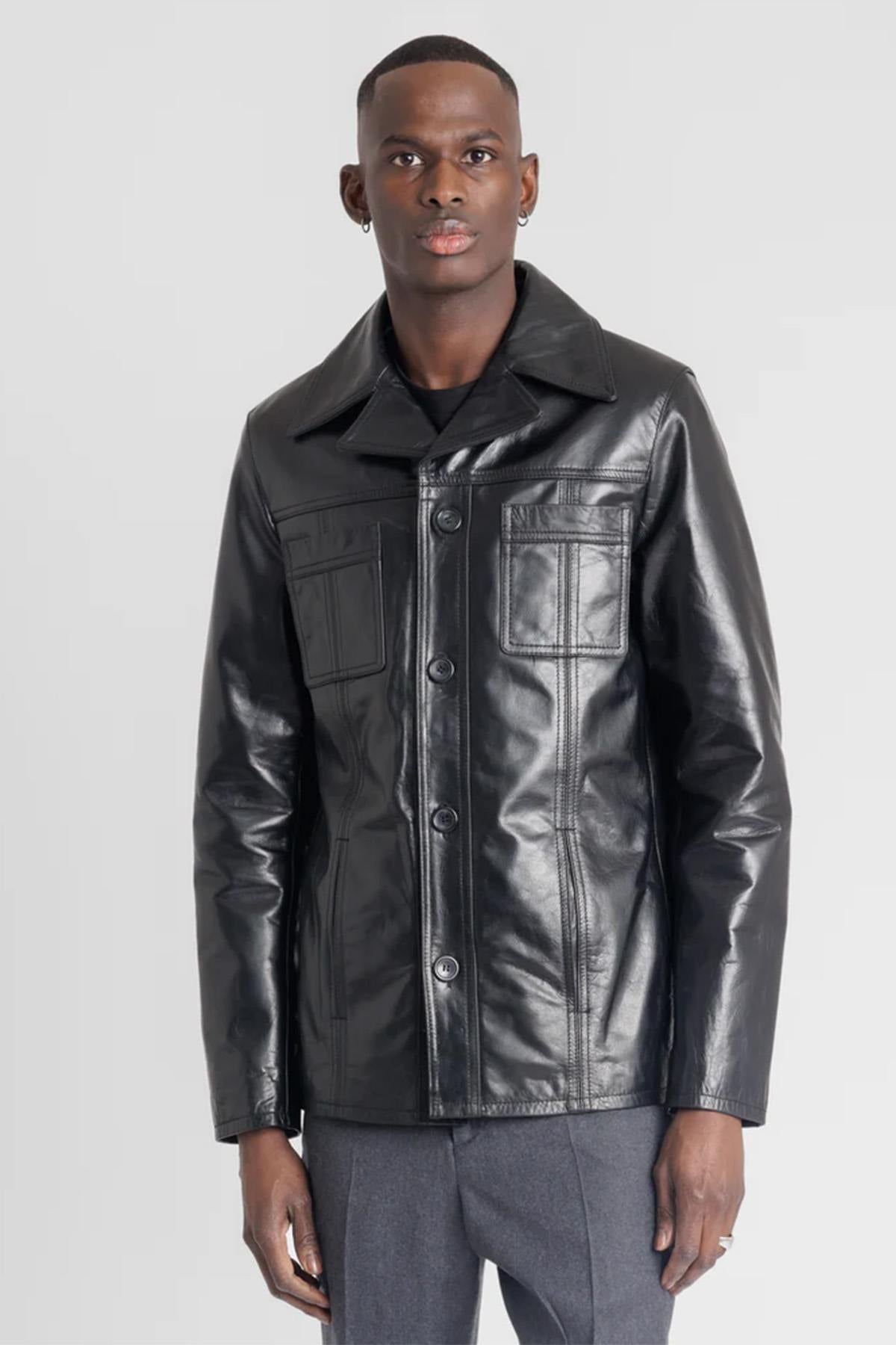 Chaqueta Hombre Serge Pariente TAGGART HOOD BUFFLE BLACK — vista 9