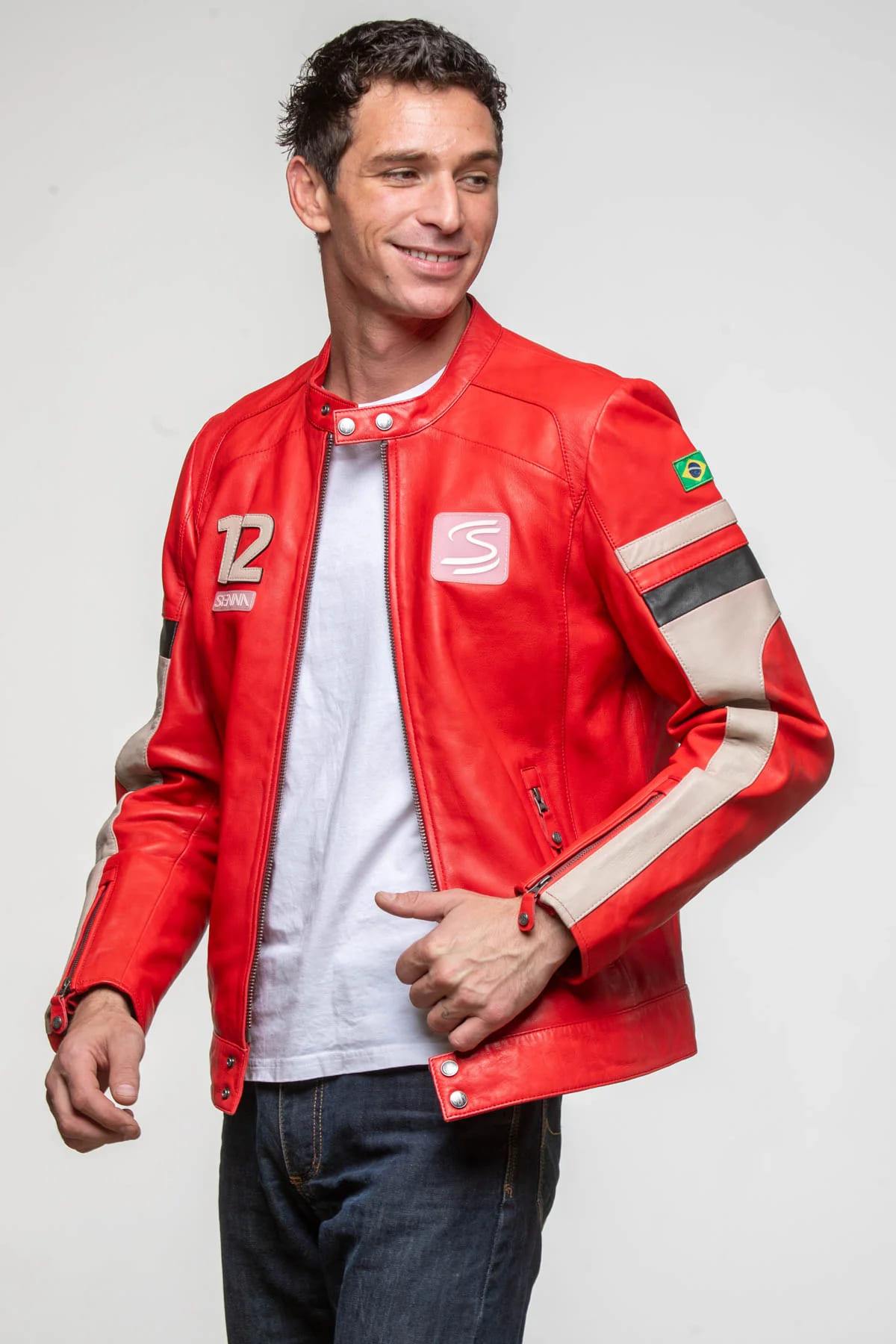 Blouson Homme Ayrton Senna MAGIC SENNA RED SENNA — vue 14