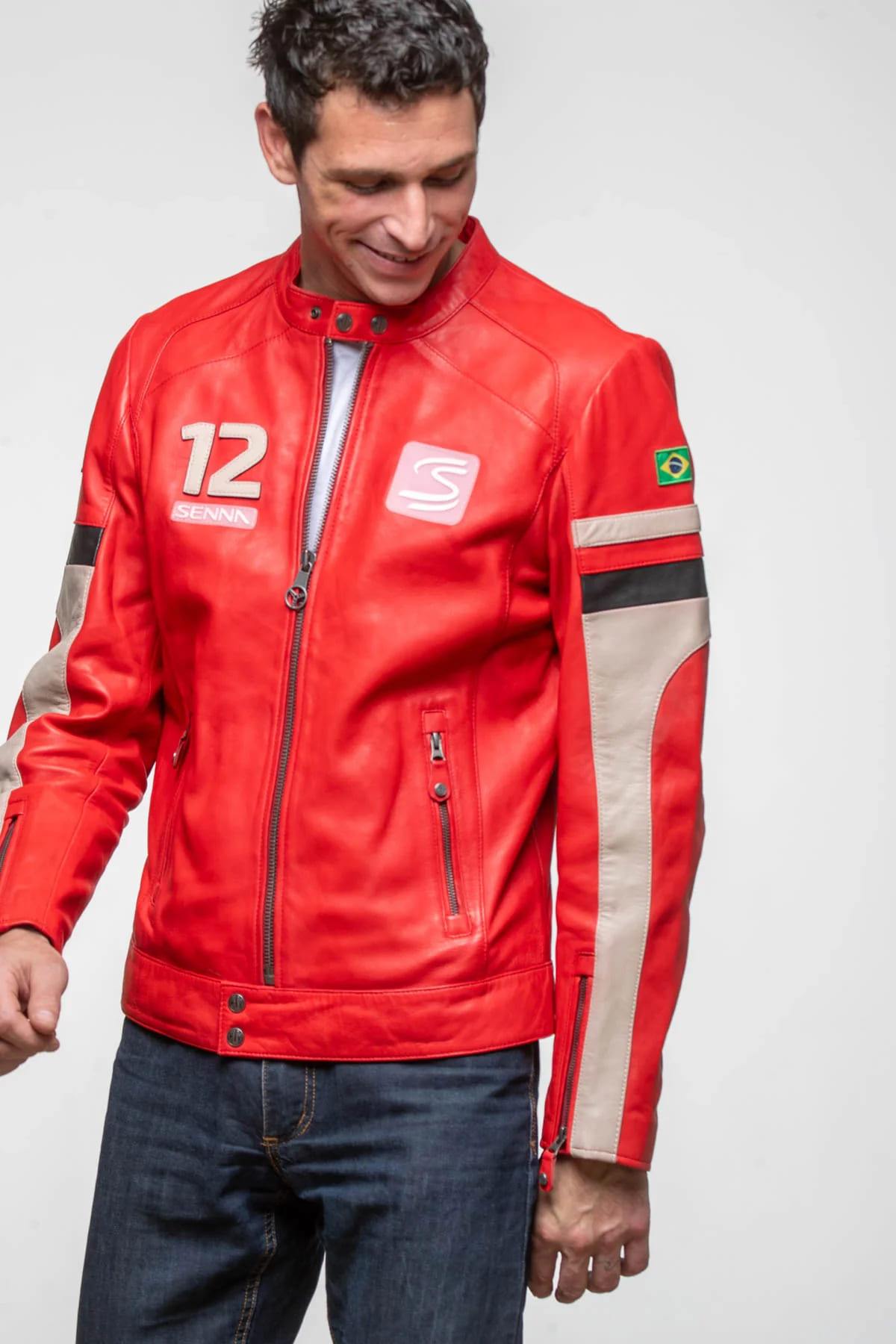 Blouson Homme Ayrton Senna MAGIC SENNA RED SENNA — vue 5