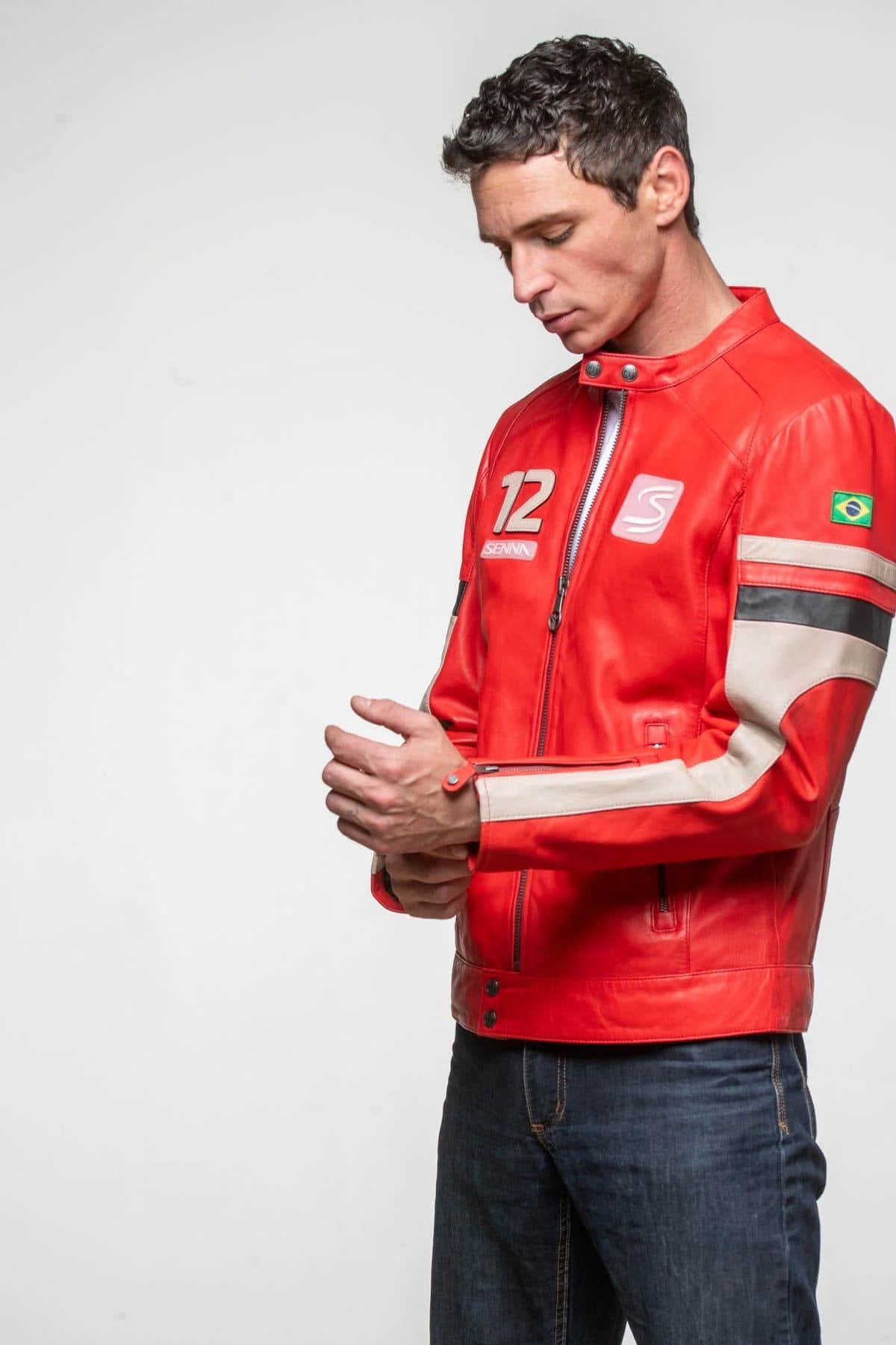 Blouson Homme Ayrton Senna MAGIC SENNA RED SENNA — vue 15