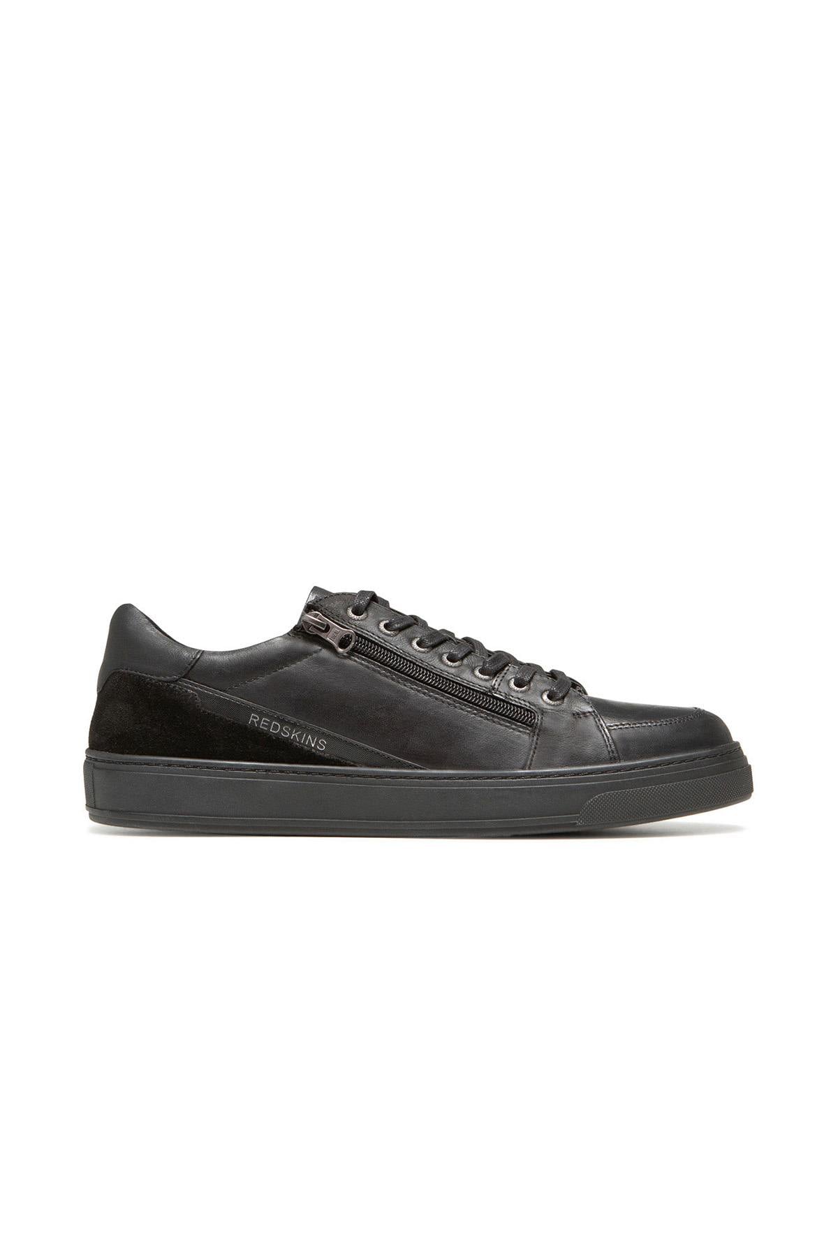Scarpe Da Ginnastica In Pelle Uomo Redskins DECENT NOIR NOIR — vista 3