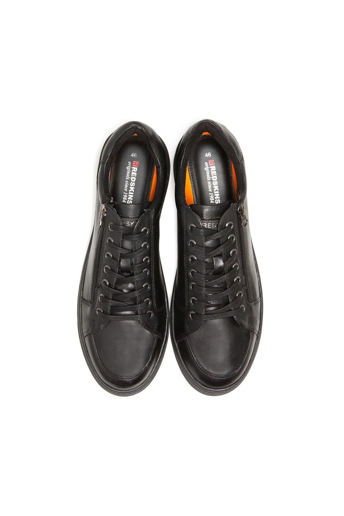 Scarpe Da Ginnastica In Pelle Uomo Redskins DECENT NOIR NOIR — vista 4