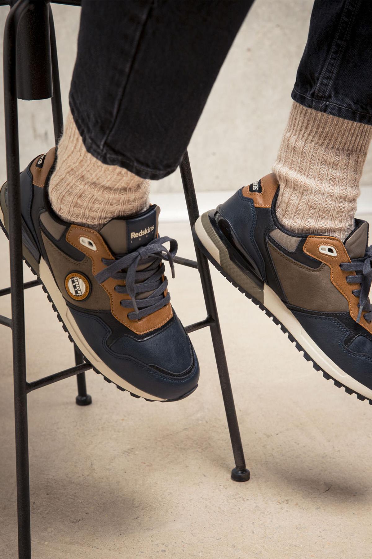 Herren Freizeitschuhe Redskins OYAT3 MARINE KAKI CAMEL — Ansicht 1