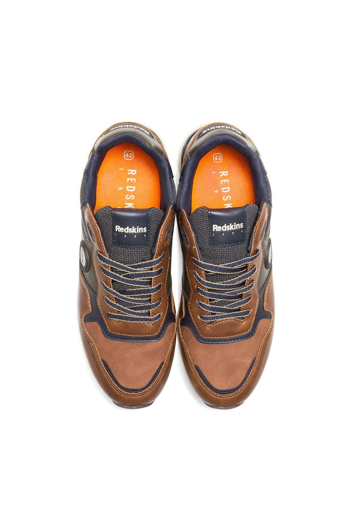 Zapatillas De Lona Hombre Redskins OYATO BRANDY KAKI MARINE — vista 4