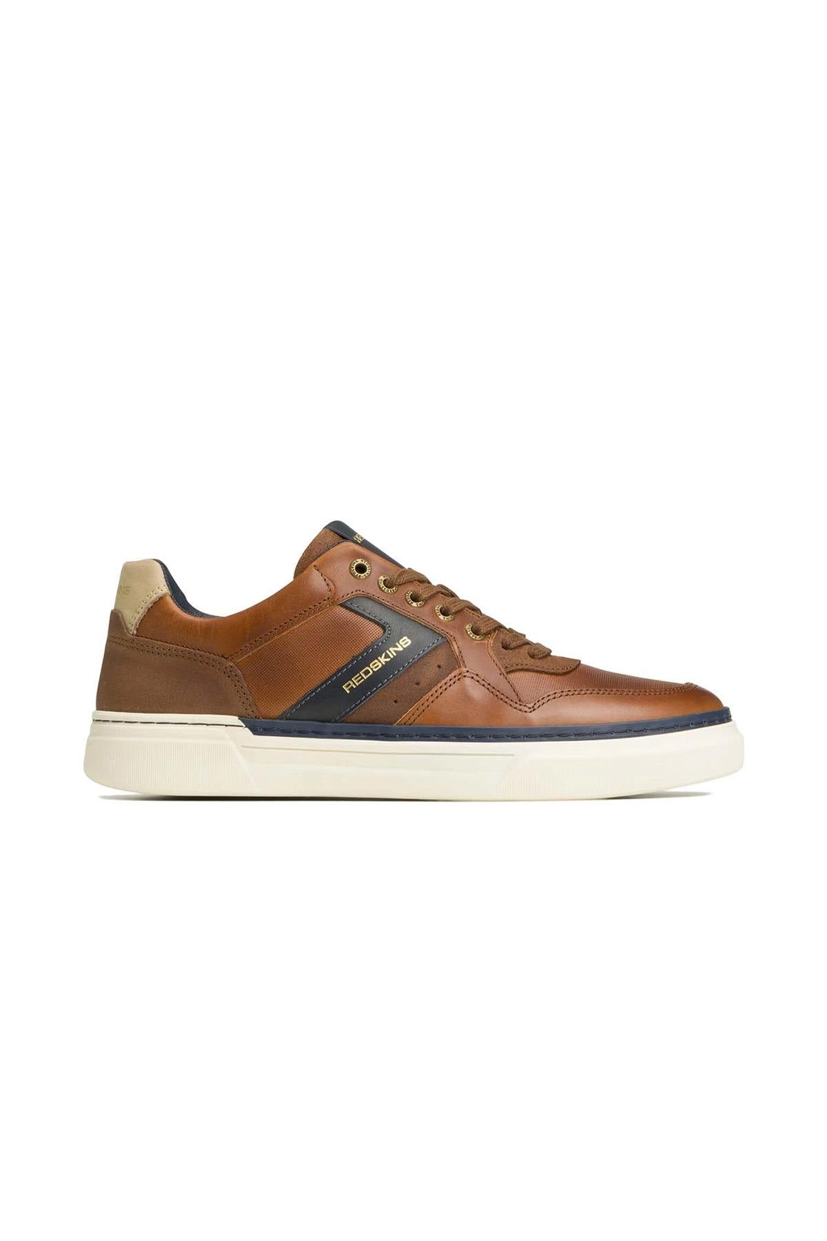 Zapatos De Piel Hombre Redskins LERMI COGNAC MARINE BEIGE — vista 3
