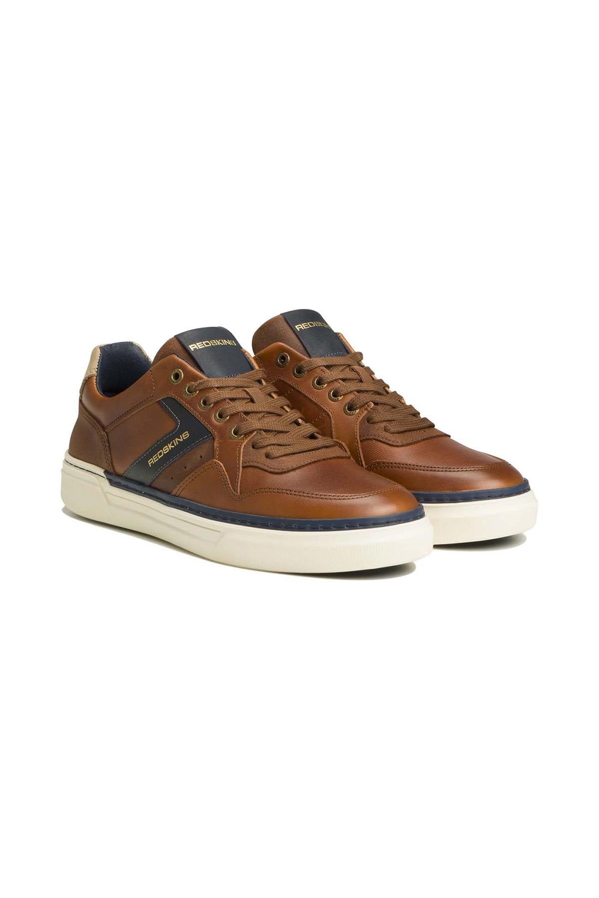 Zapatos De Piel Hombre Redskins LERMI COGNAC MARINE BEIGE — vista 1