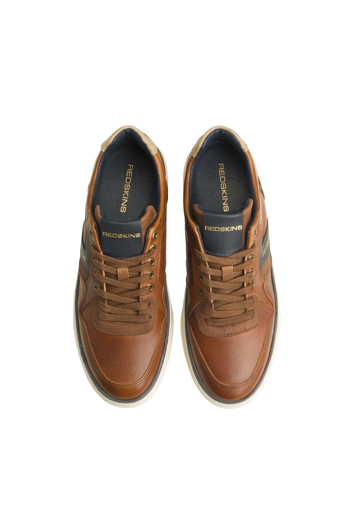 Zapatos De Piel Hombre Redskins LERMI COGNAC MARINE BEIGE — vista 4