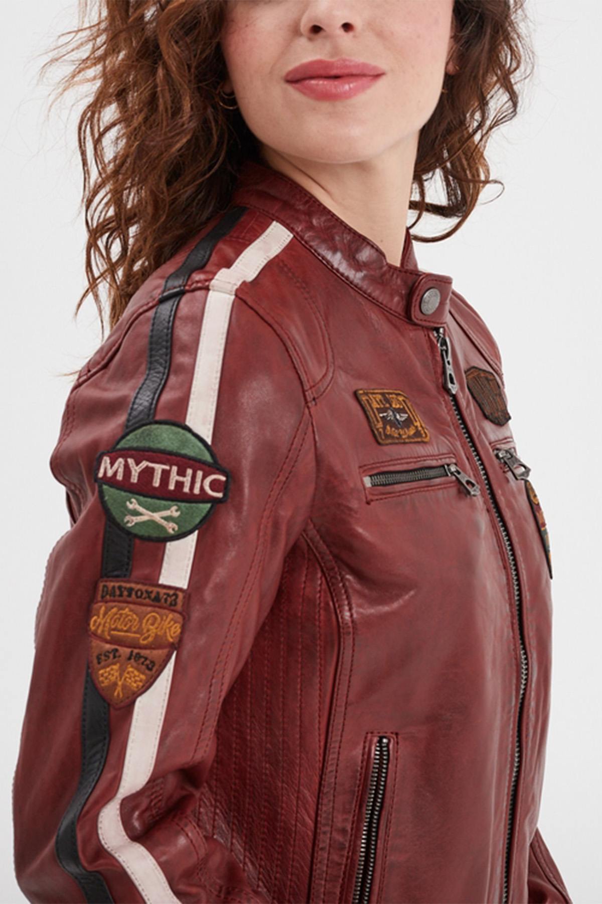 Damen Jacke Rose Garden WARTBURGY SHEEP ATLAS VEG SYRAH — Ansicht 2