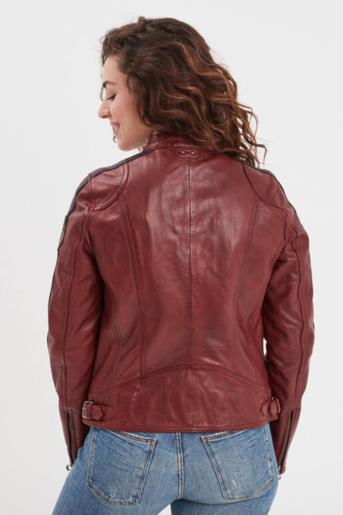Damen Jacke Rose Garden WARTBURGY SHEEP ATLAS VEG SYRAH — Ansicht 3