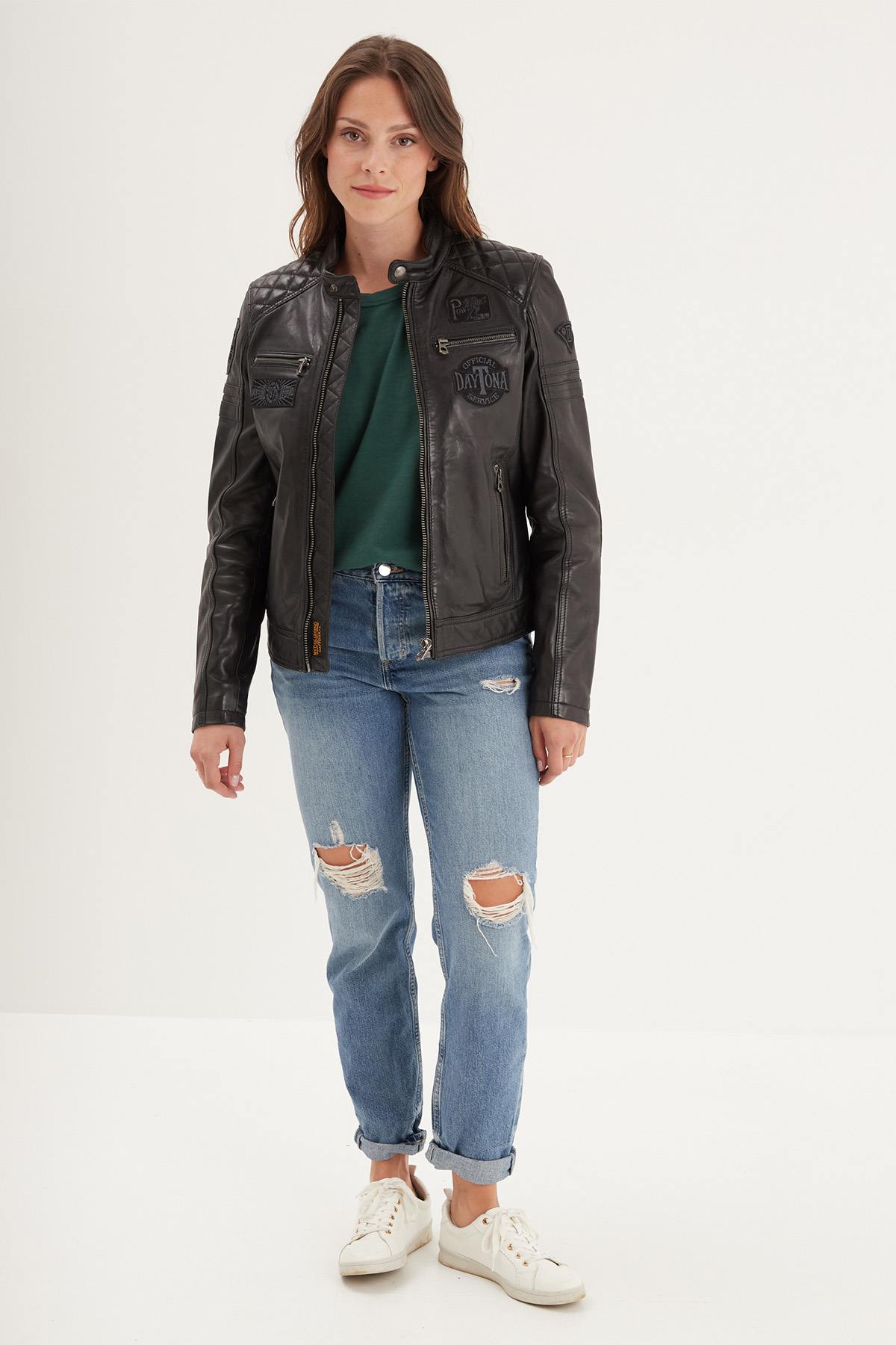 Damen Jacke Rose Garden WALKORA SHEEP ATLAS VEG BLACK/BLACK — Ansicht 5