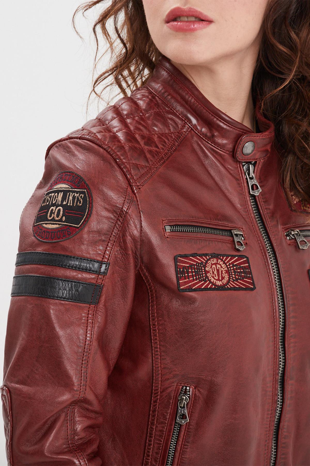 Damen Jacke Rose Garden WALKORA SHEEP ATLAS VEG SYRAH — Ansicht 2