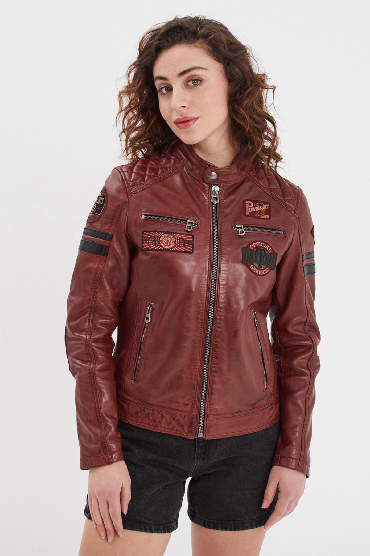 Damen Jacke Rose Garden WALKORA SHEEP ATLAS VEG SYRAH — Ansicht 5