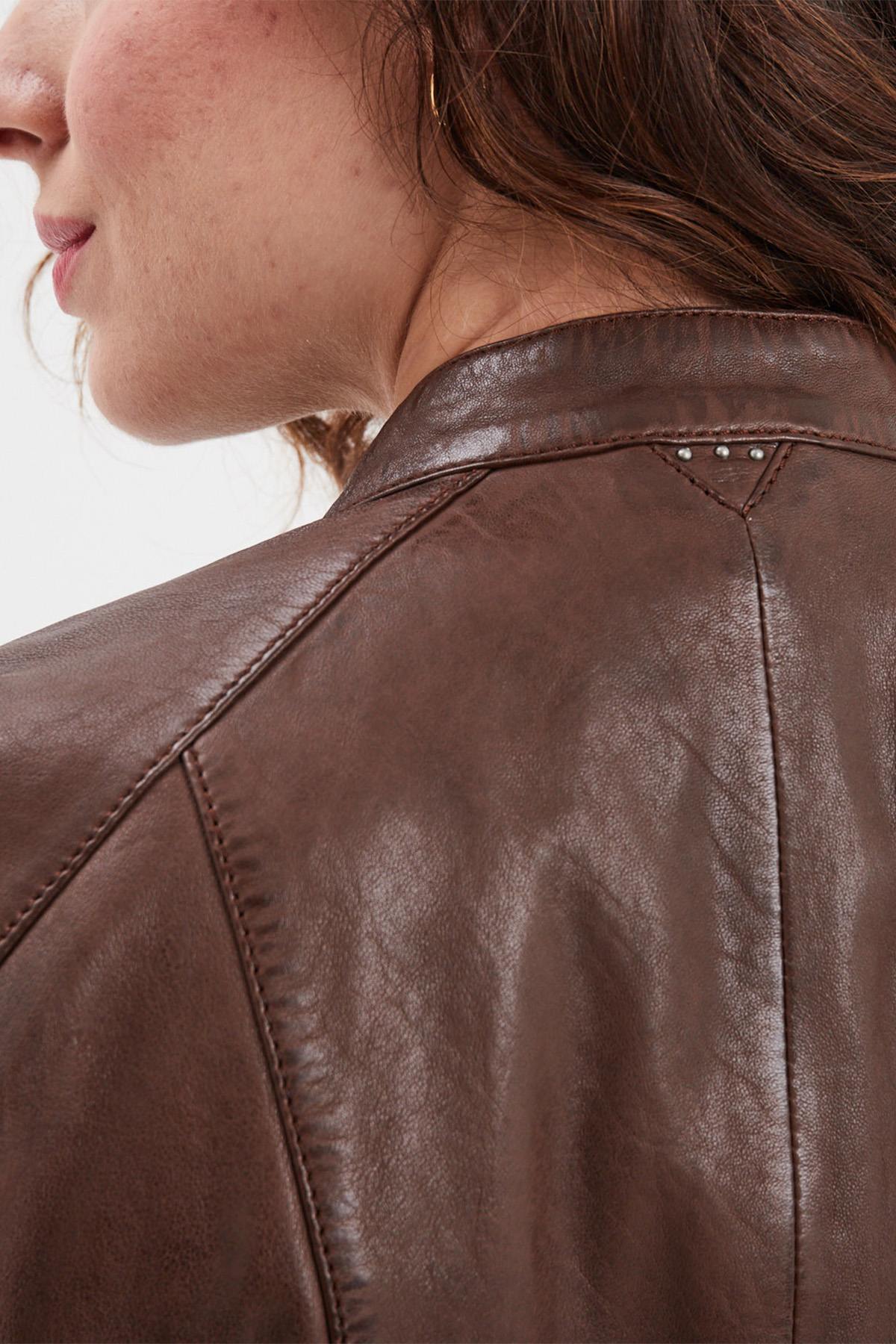 Blouson Femme Rose Garden JOLYA LAMB VITA BISON — vue 8