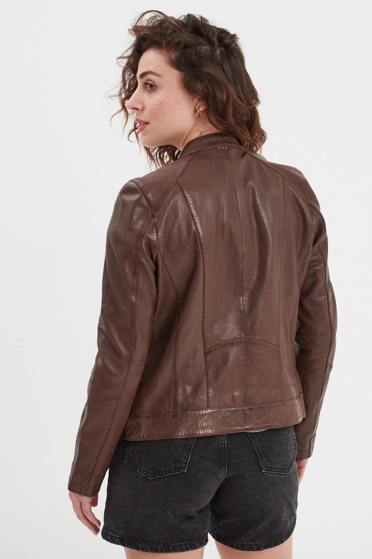 Blouson Femme Rose Garden JOLYA LAMB VITA BISON — vue 2