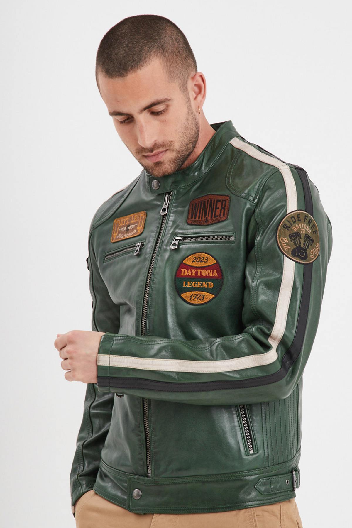 Blouson Homme Daytona WARTBURG SHEEP ATLAS VEG PASTURES — vue 5