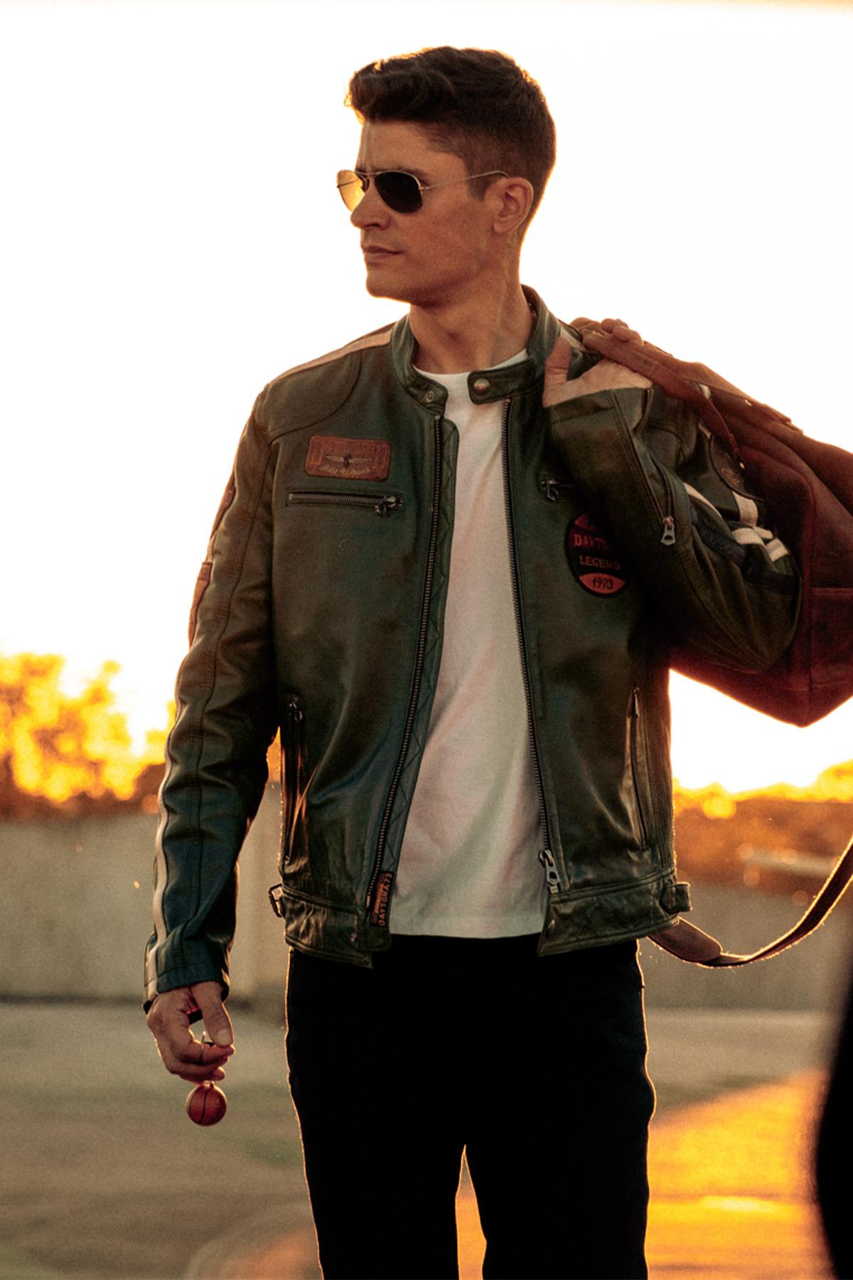 Blouson Homme Daytona WARTBURG SHEEP ATLAS VEG PASTURES — vue 1