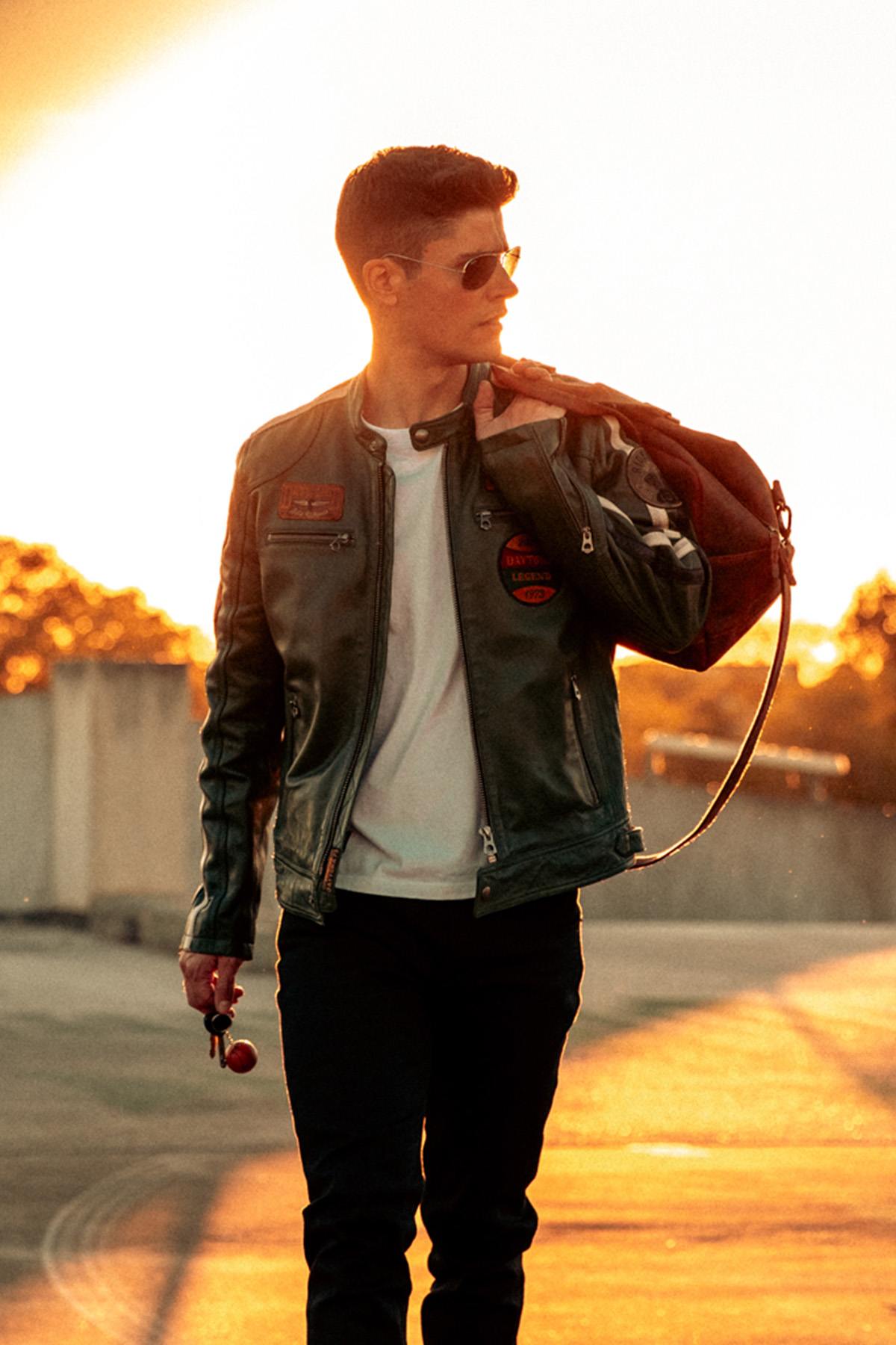 Blouson Homme Daytona WARTBURG SHEEP ATLAS VEG PASTURES — vue 17