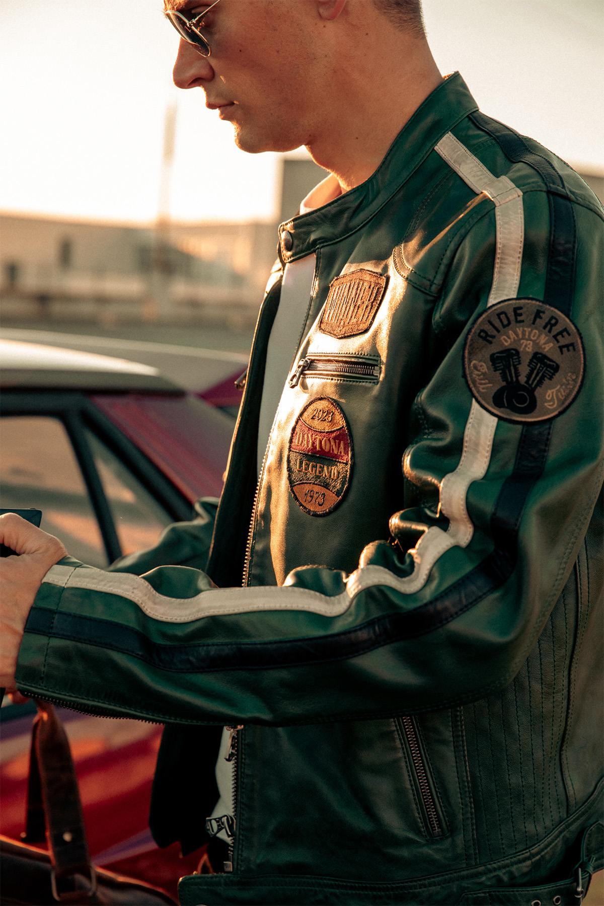 Blouson Homme Daytona WARTBURG SHEEP ATLAS VEG PASTURES — vue 2