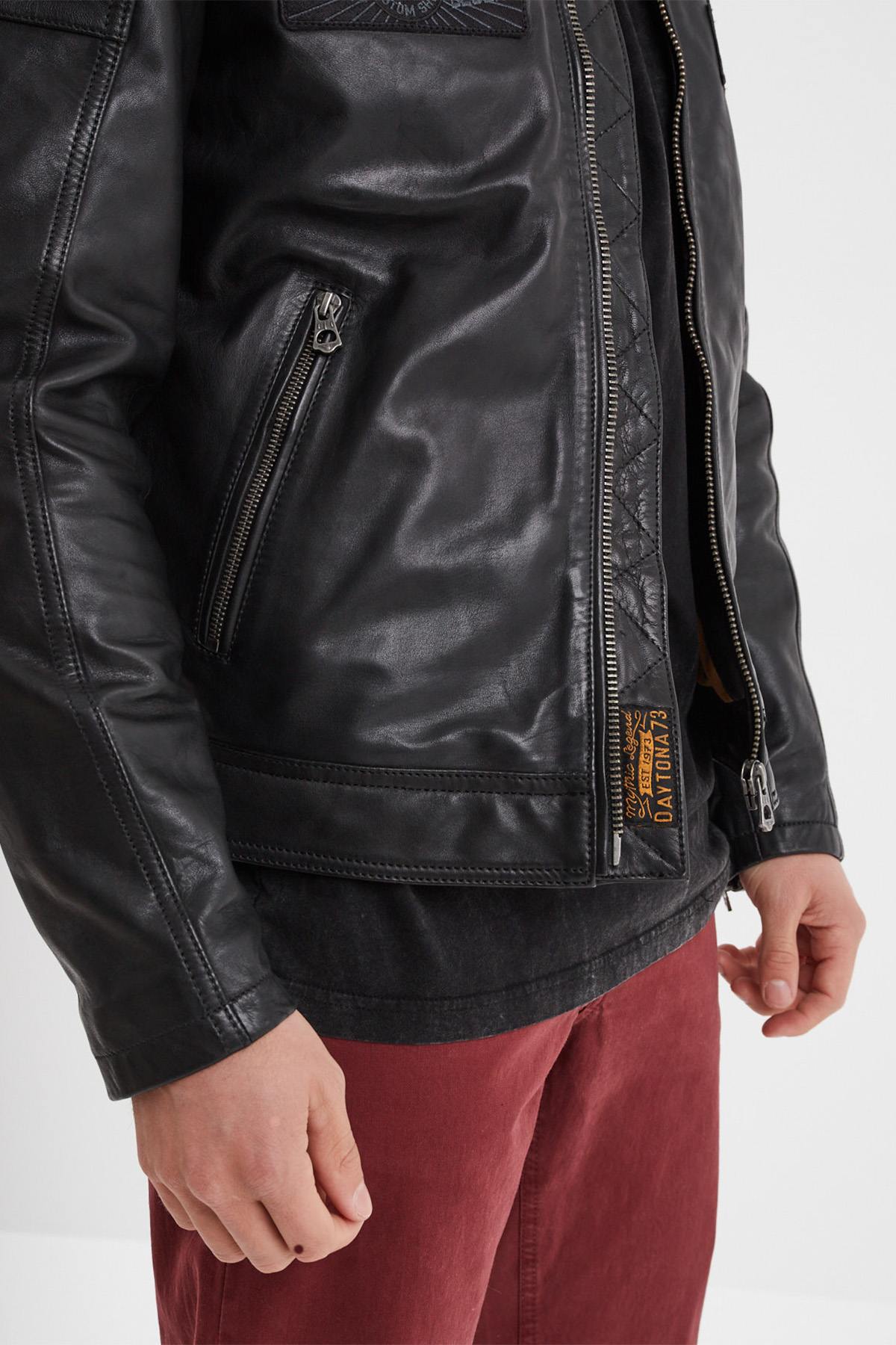 Chaqueta Hombre Daytona WALKOR SHEEP ATLAS VEG BLACK/BLACK — vista 7